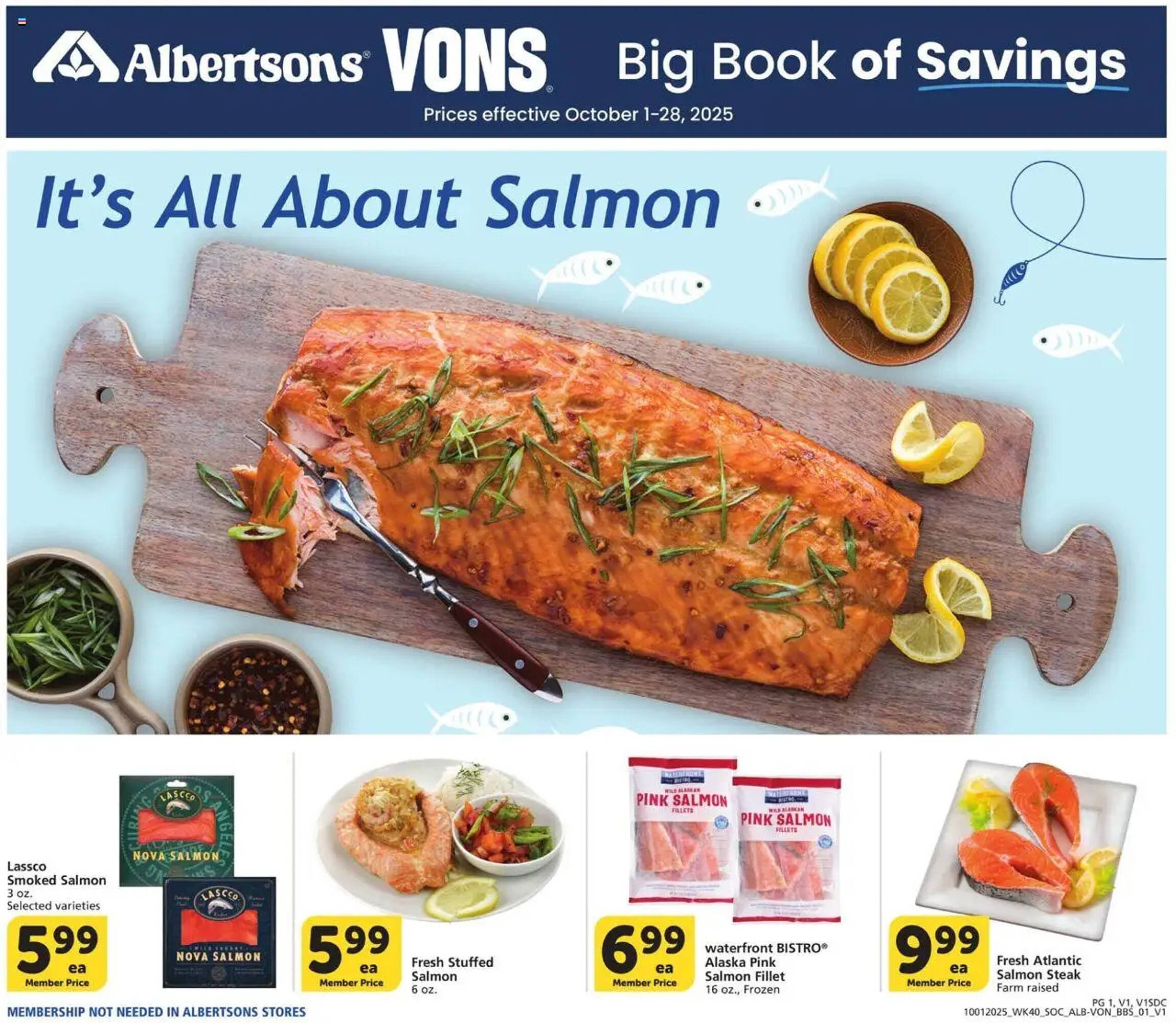 Vons weekly ad (2025-10-01 - 2025-10-29) | 1