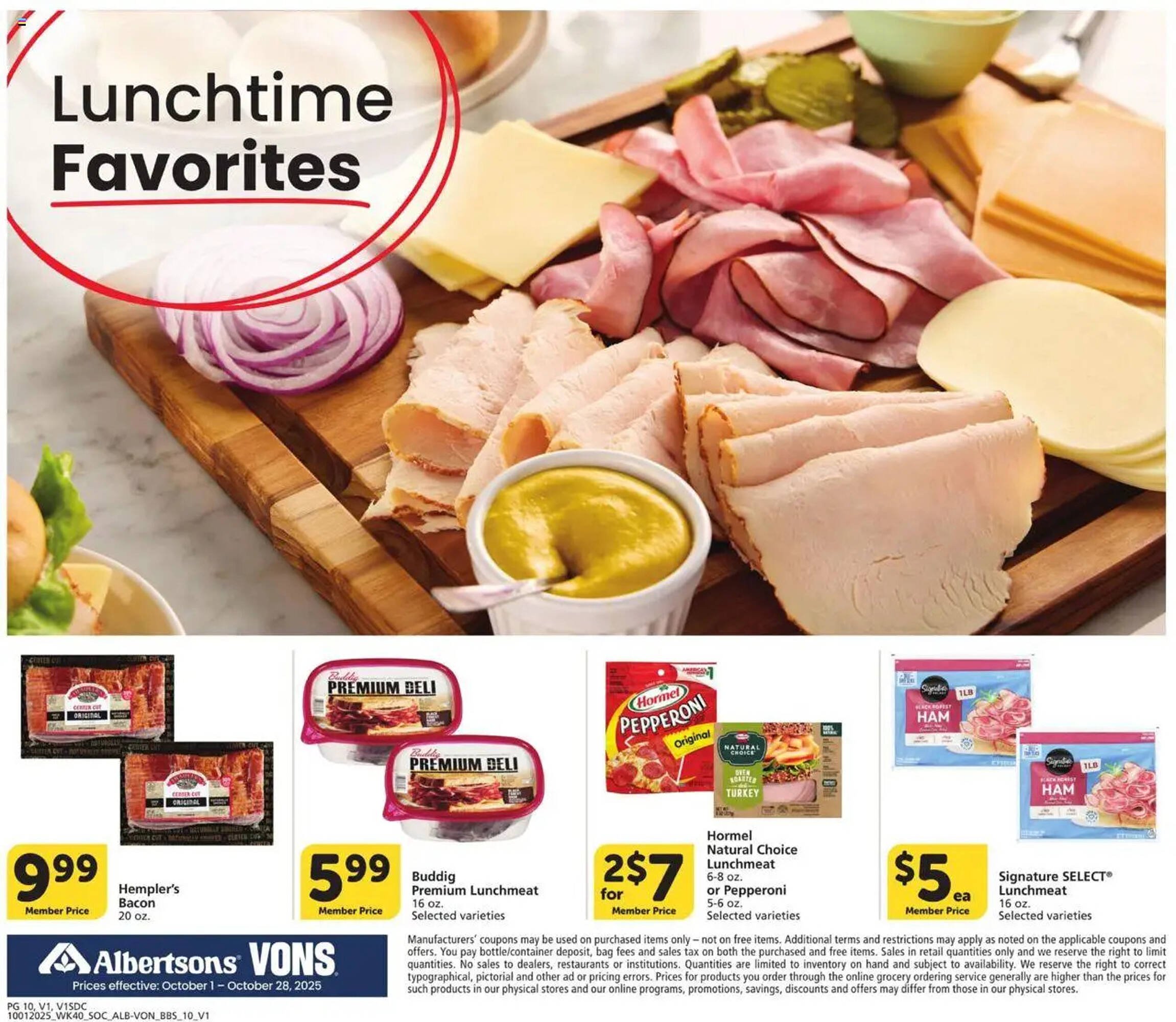 Vons weekly ad (2025-10-01 - 2025-10-29) | 10