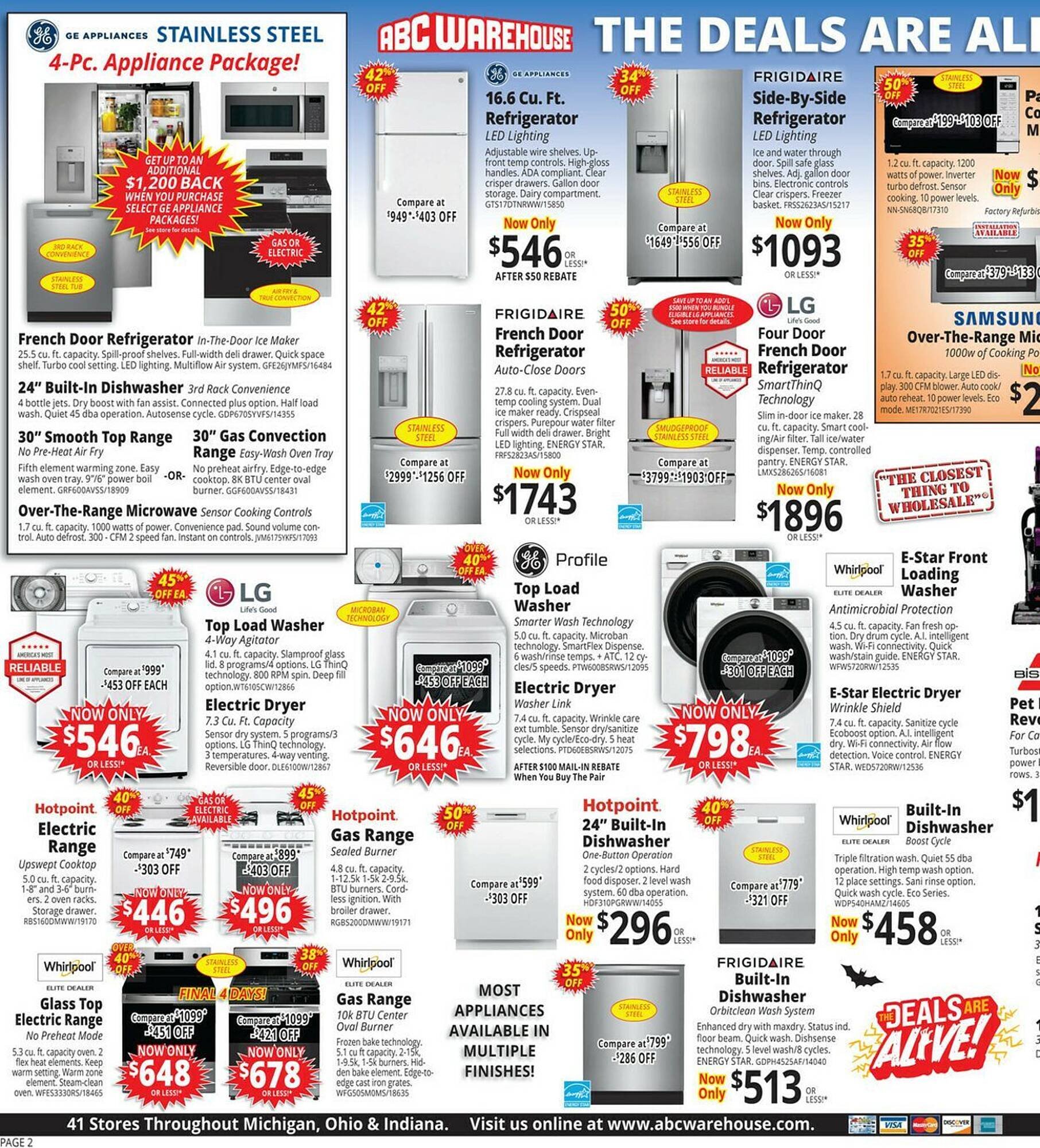ABC Warehouse weekly ad (2025-10-19 - 2025-10-25) | 2