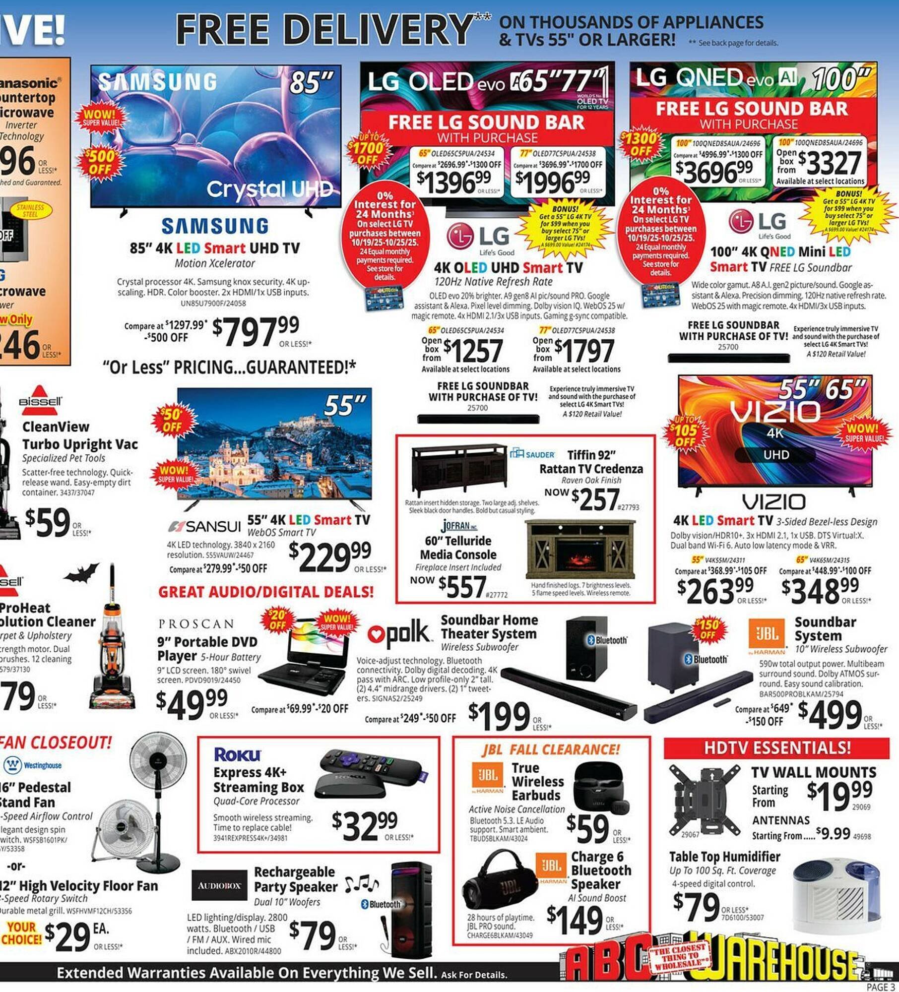 ABC Warehouse weekly ad (2025-10-19 - 2025-10-25) | 3