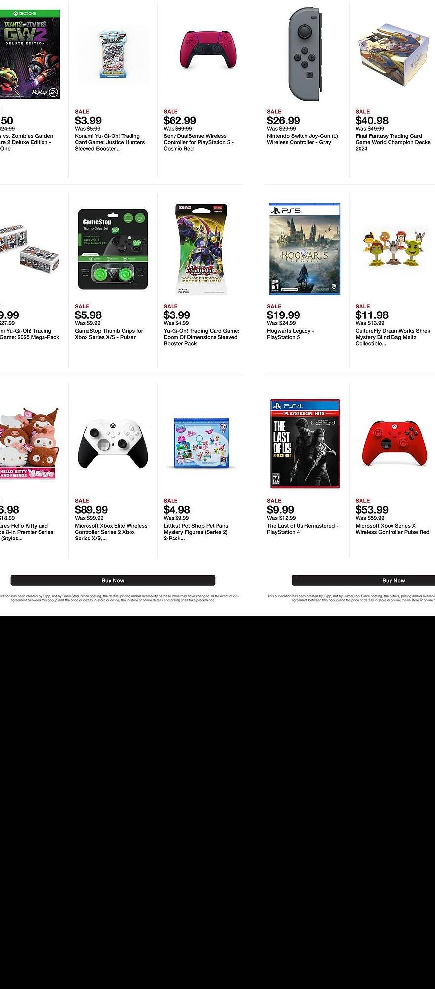 Game Stop weekly ad