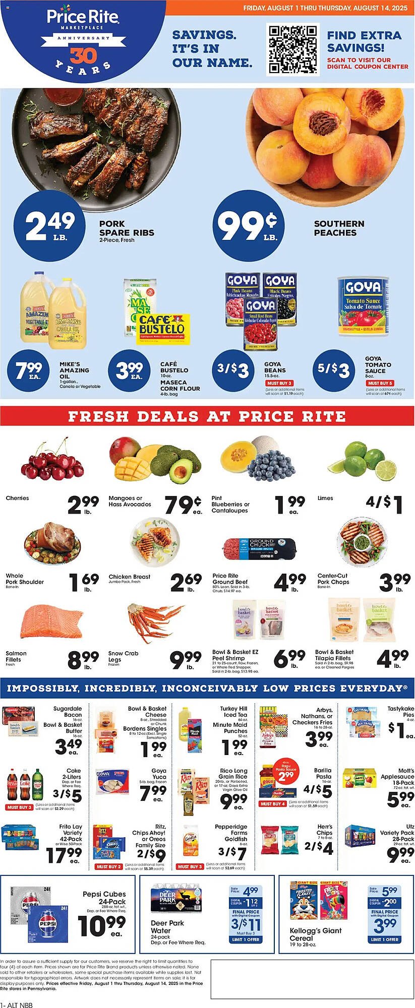 Price Rite Weekly Ad (2025-08-01 - 2025-08-14) | 1