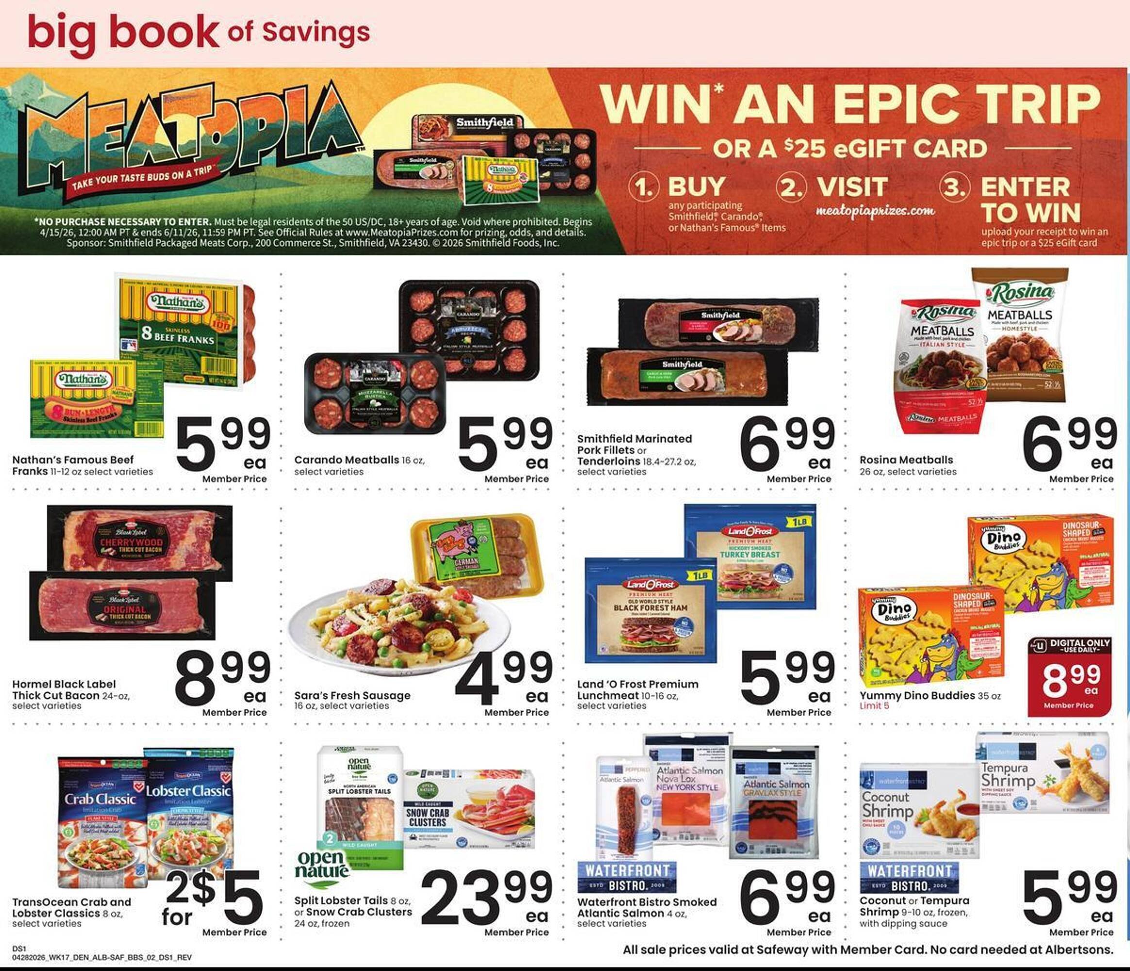 Safeway weekly ad