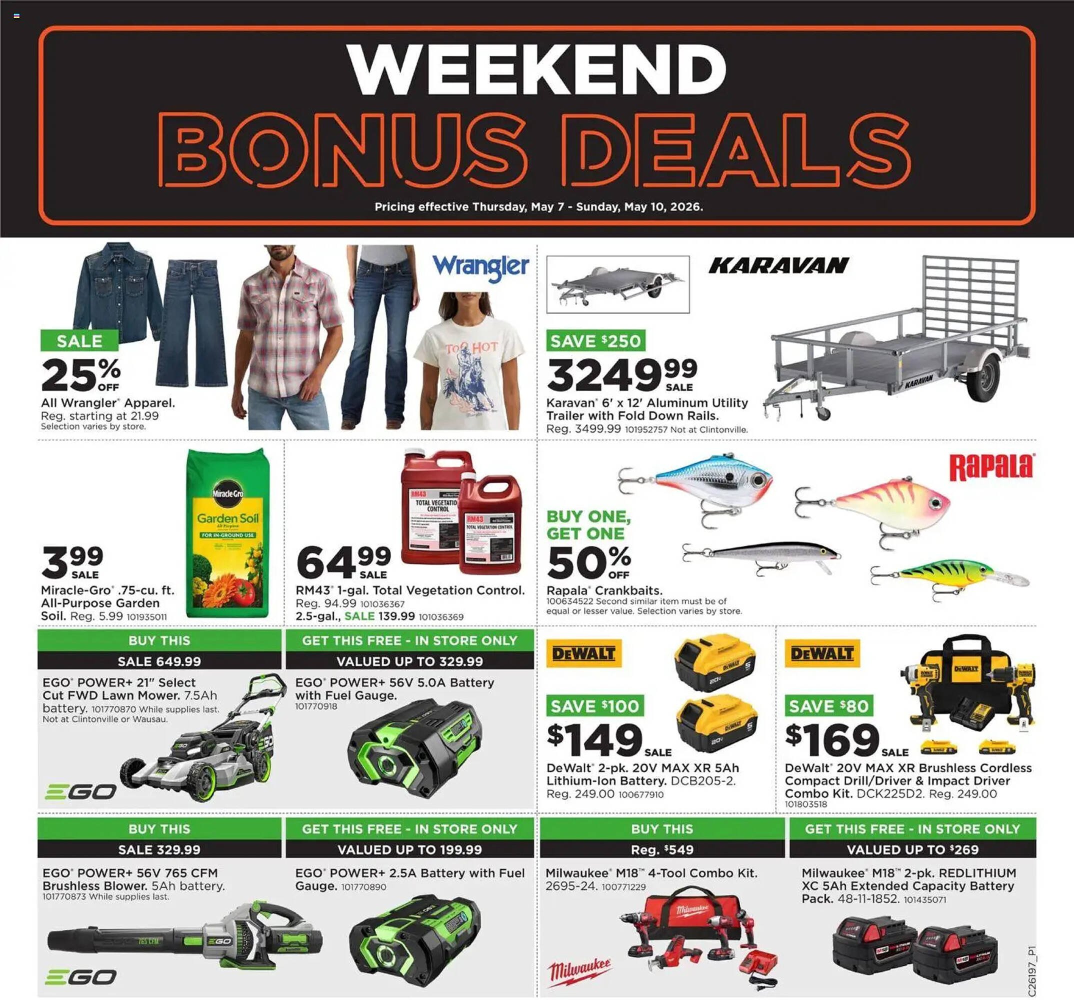 Mills Fleet Farm weekly ad