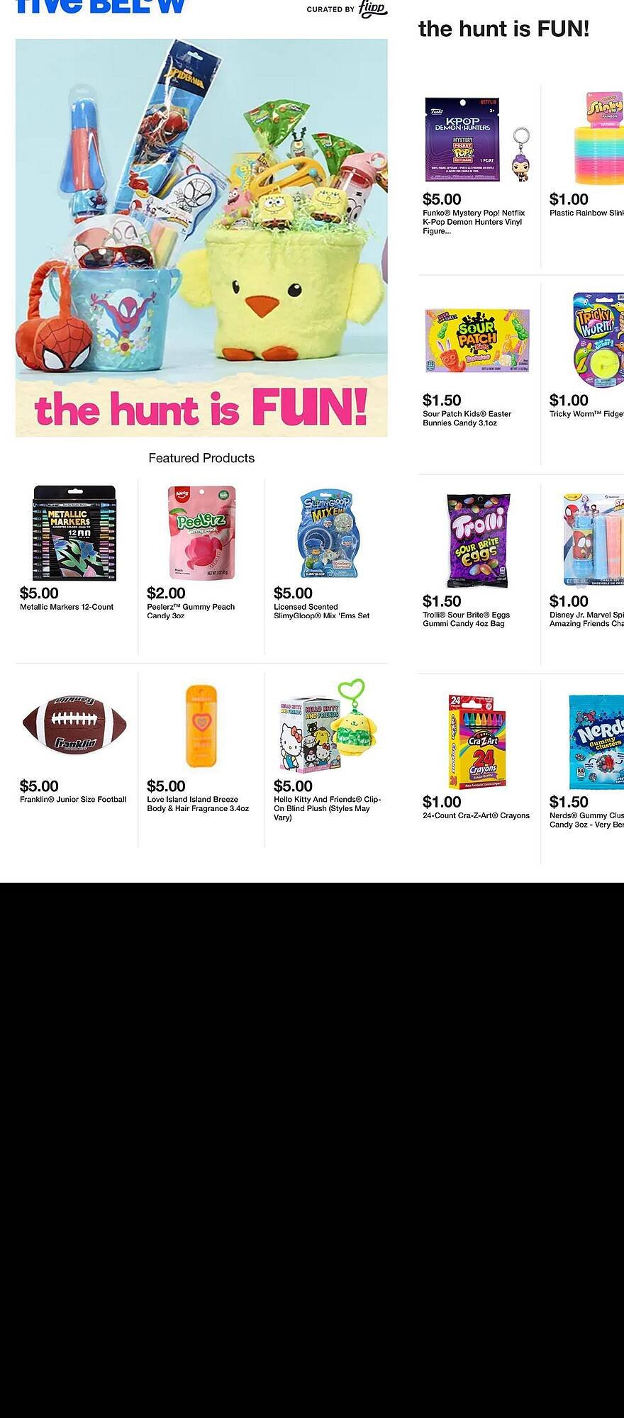 Five Below weekly ad