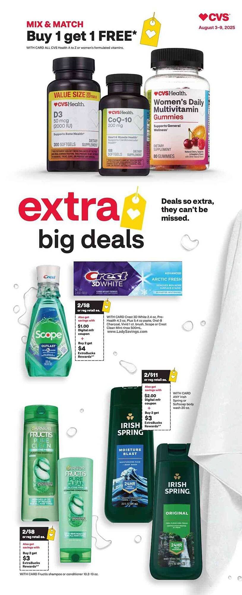 CVS Weekly Ad (2025-08-03 - 2025-08-09) | 1