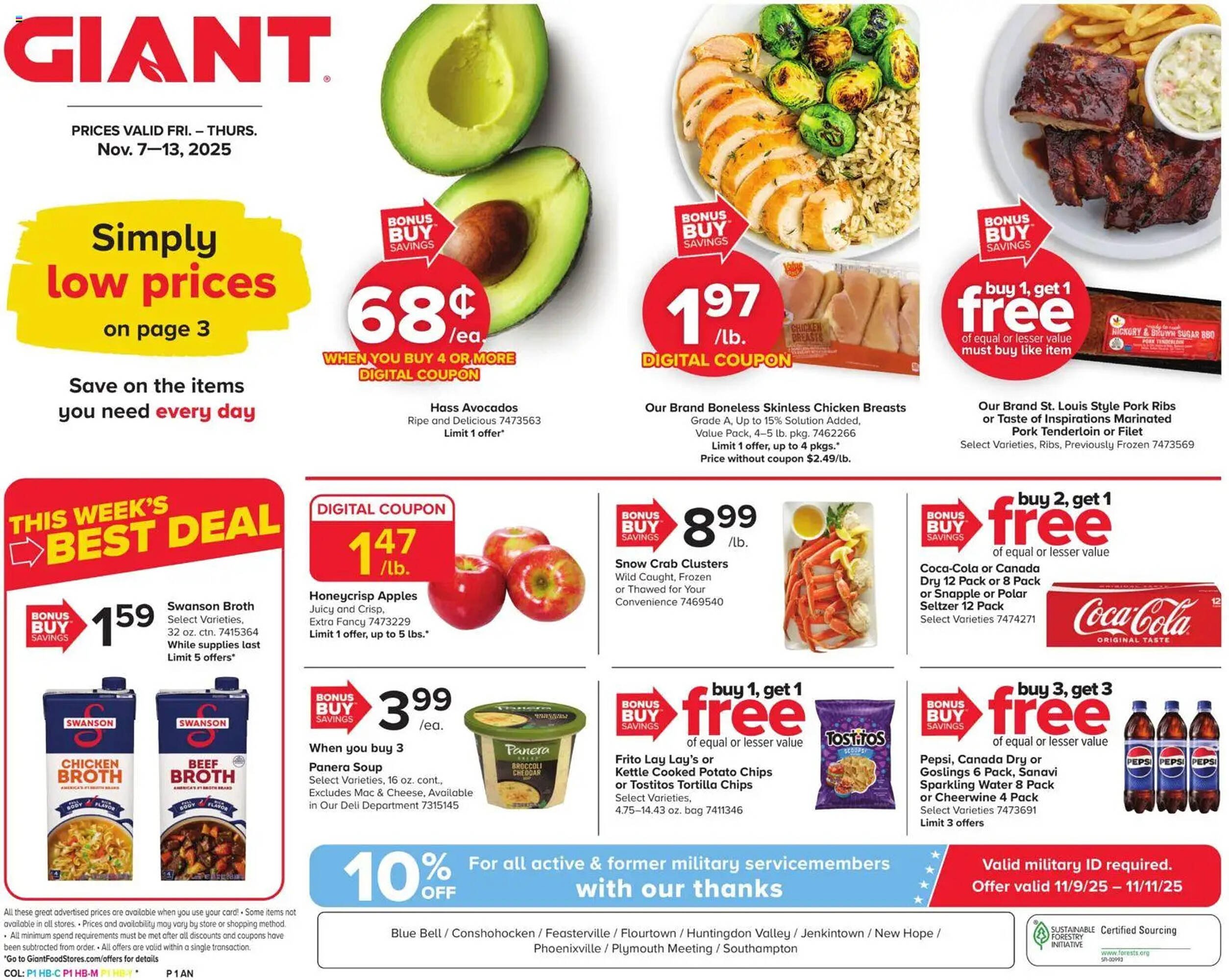 GIANT weekly ad (2025-11-07 - 2025-11-13) | 1