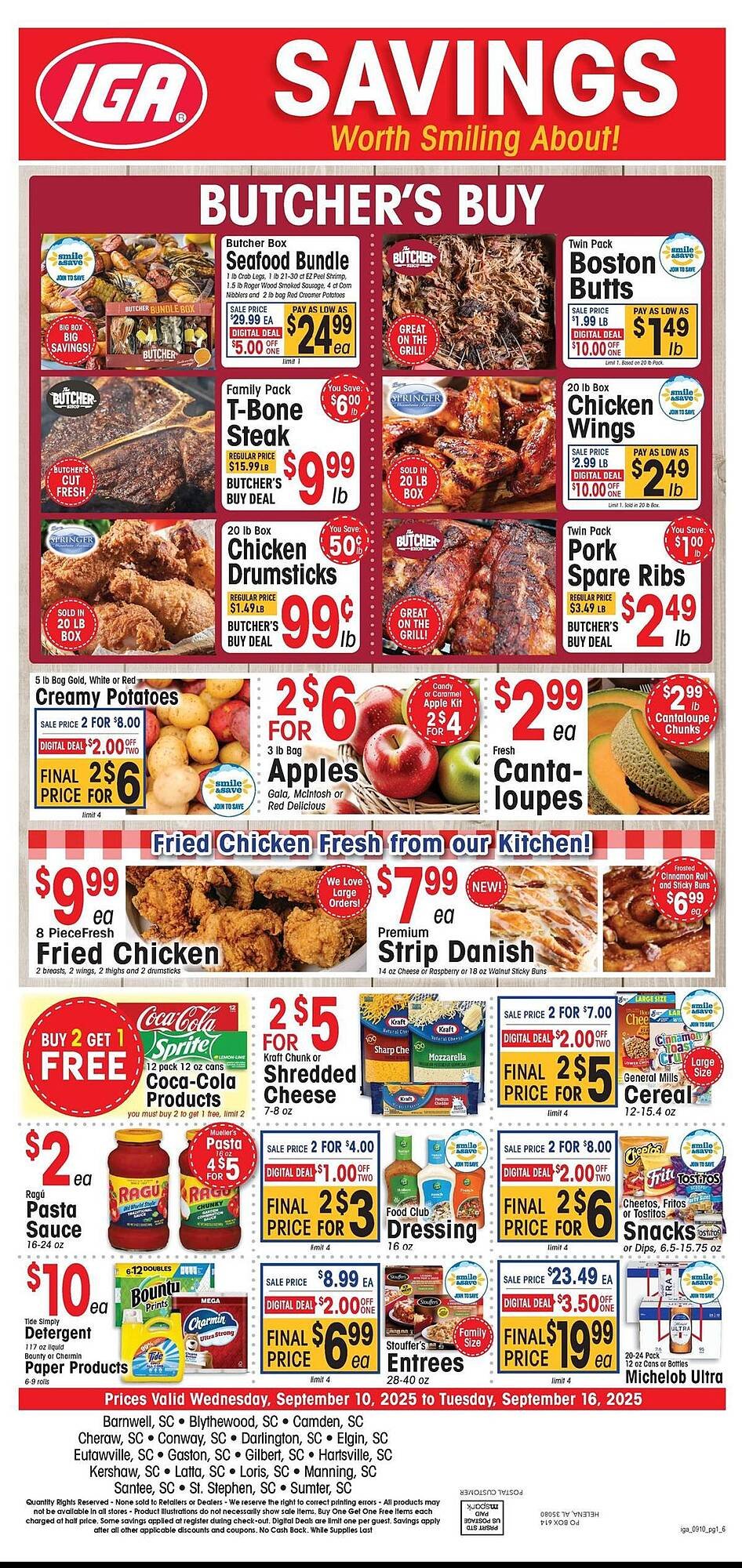 IGA weekly ad (2025-09-10 - 2025-09-16) | 1