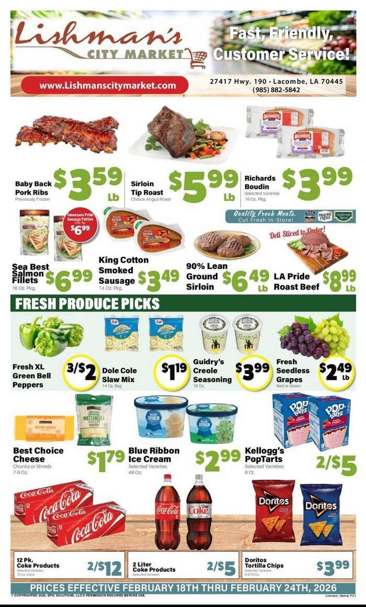 Lishman's City Market weekly ad