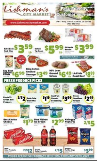 Lishman's City Market weekly ad
