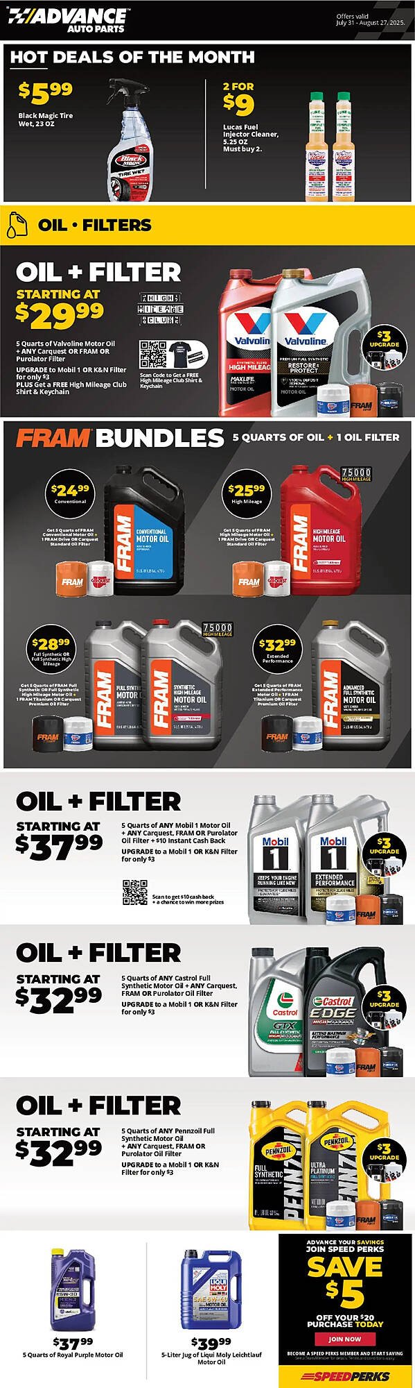 Advance Auto Parts Weekly Ad (2025-07-31 - 2025-08-27) | 1