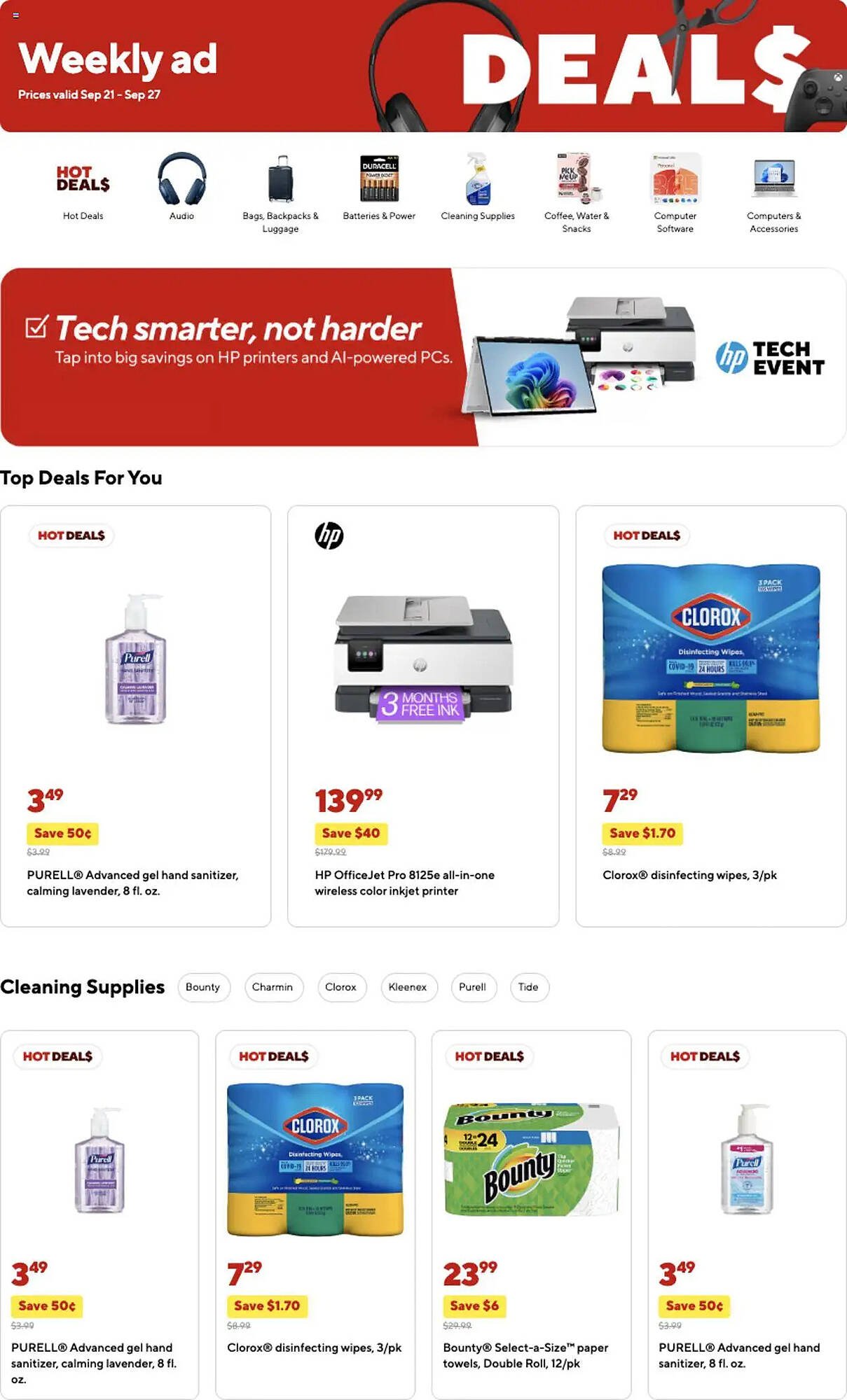 Staples weekly ad (2025-09-21 - 2025-09-27) | 1