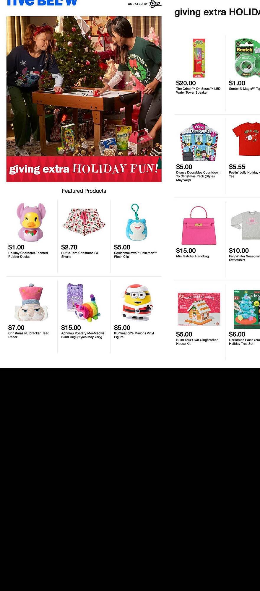 Five Below weekly ad