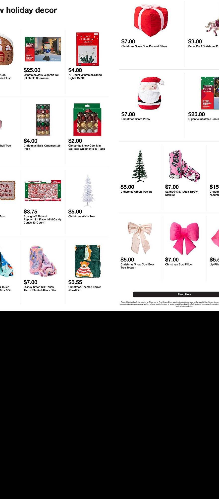 Five Below weekly ad