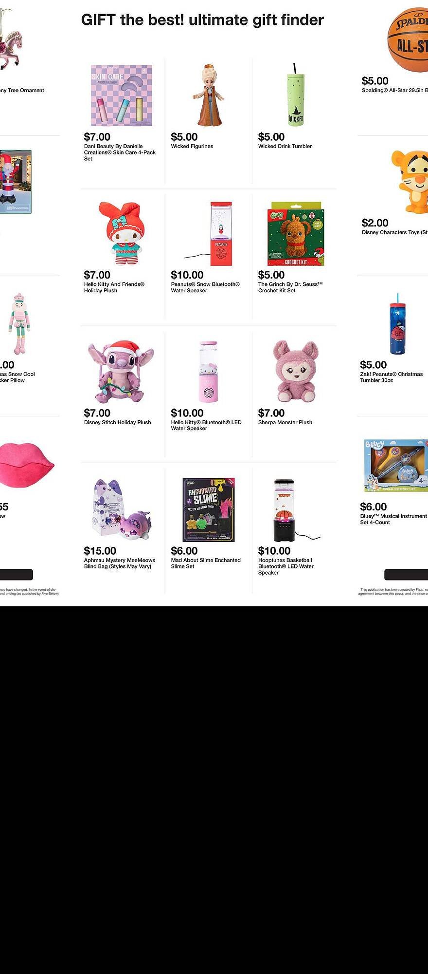 Five Below weekly ad