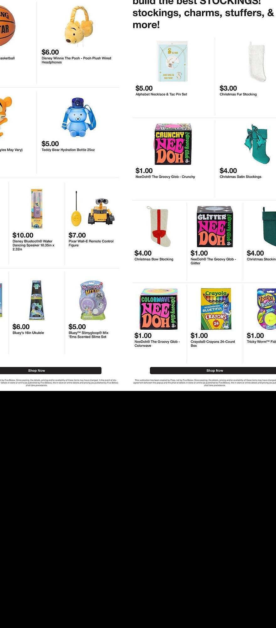 Five Below weekly ad