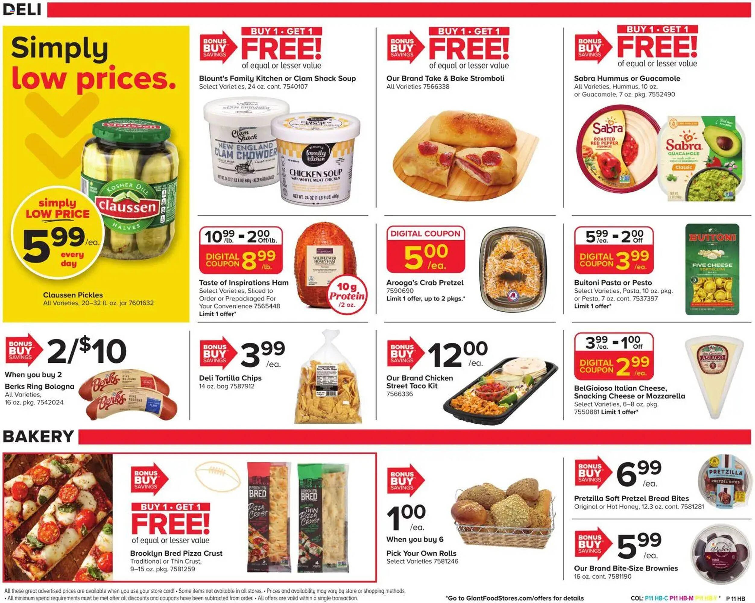 GIANT weekly ad