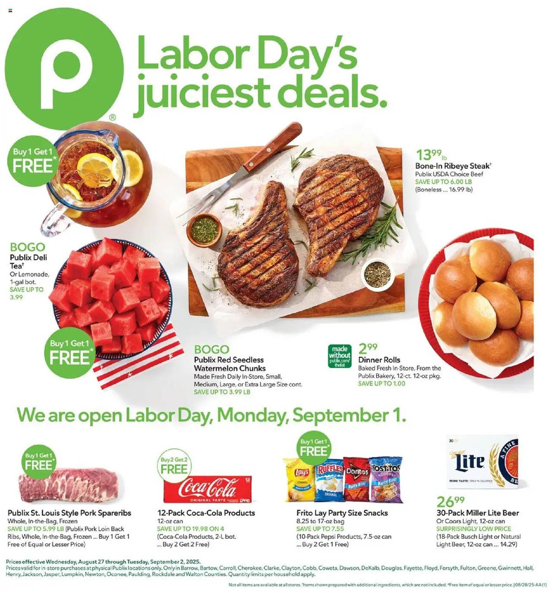 Publix Weekly Ad (2025-08-27 - 2025-09-02) | 1