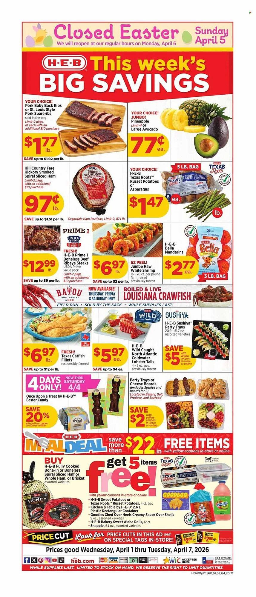 H-E-B weekly ad