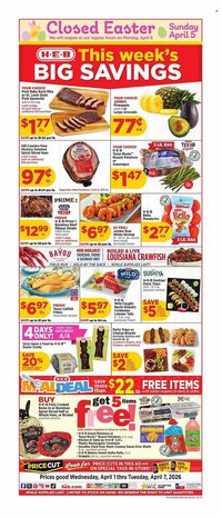 H-E-B weekly ad