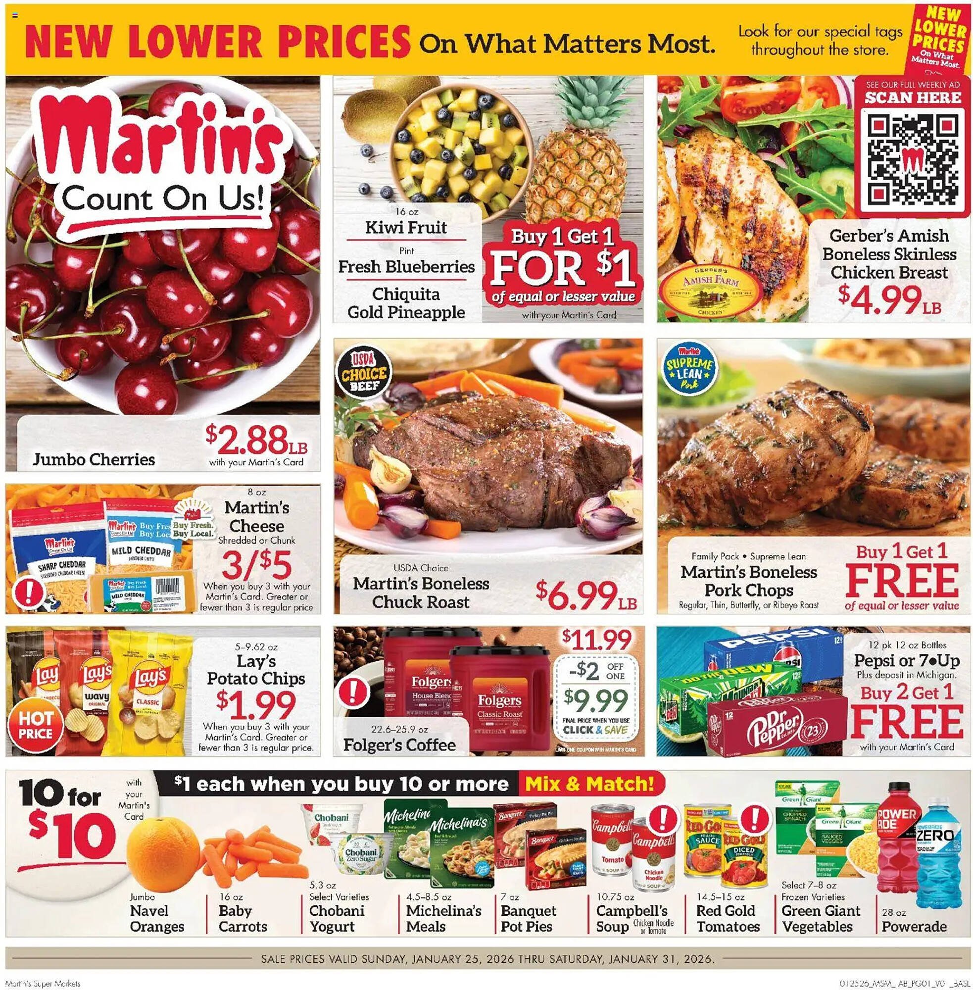 Martin's weekly ad