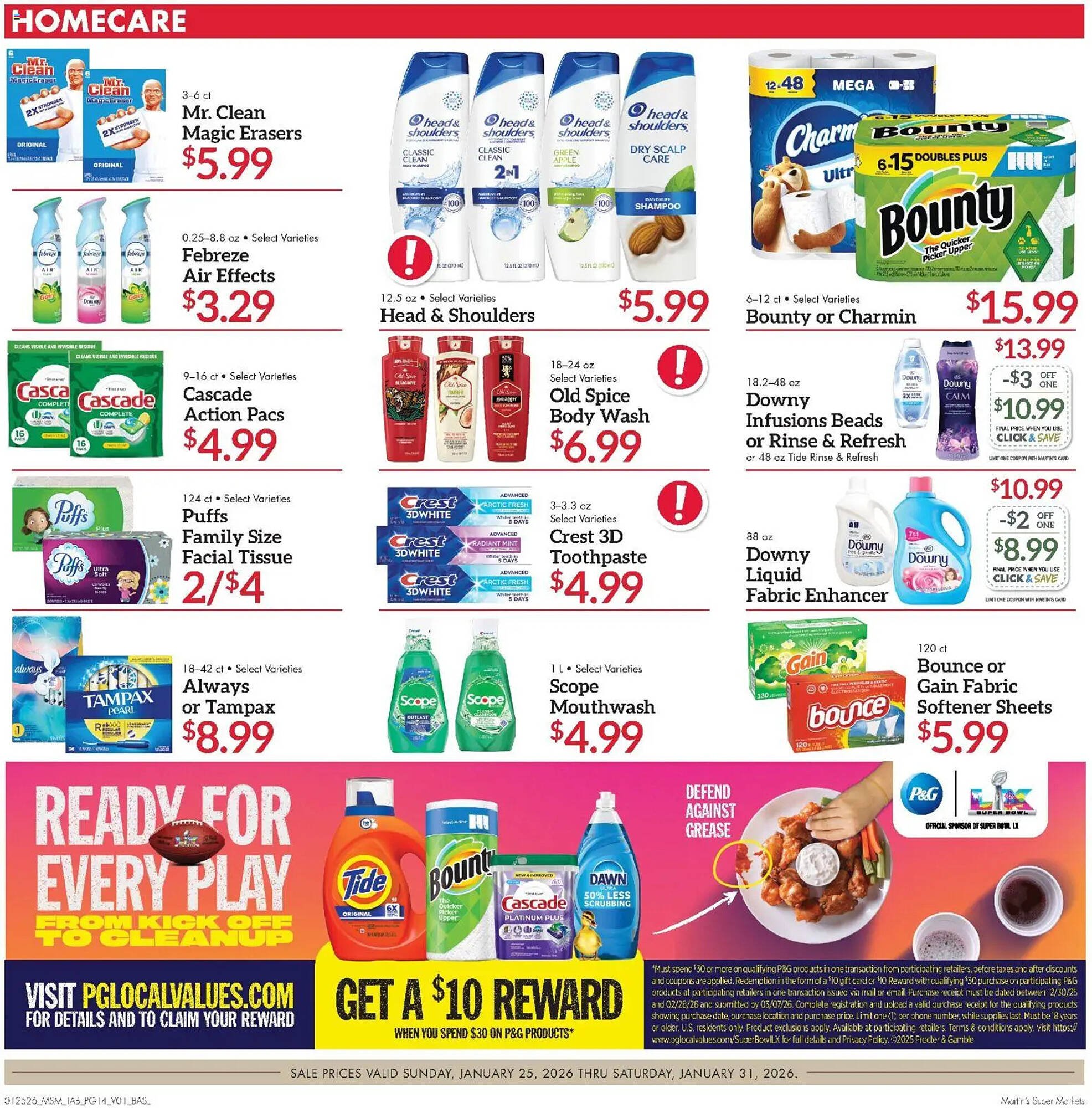 Martin's weekly ad