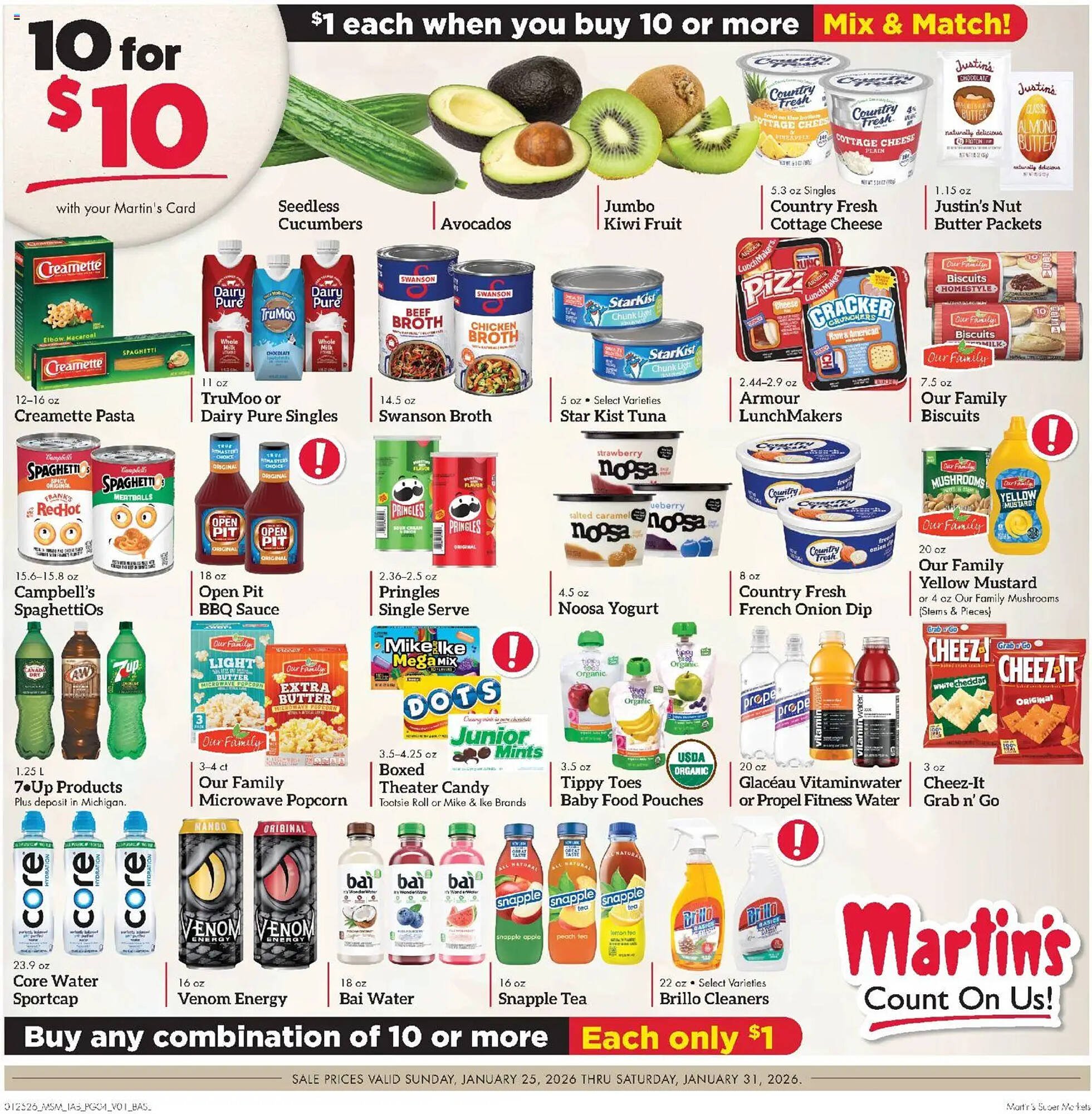 Martin's weekly ad