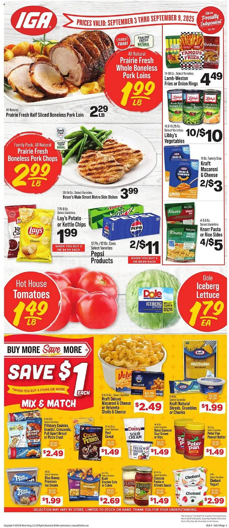 IGA weekly ad (2025-09-03 - 2025-09-10) | 1