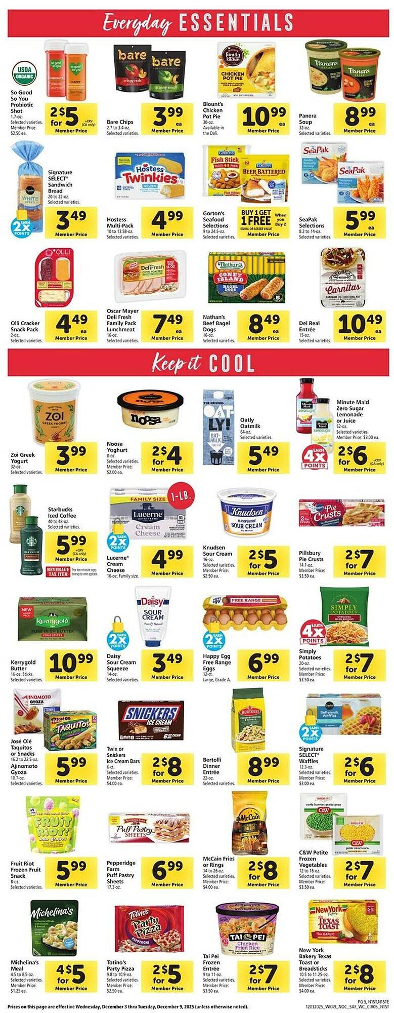 Safeway weekly ad