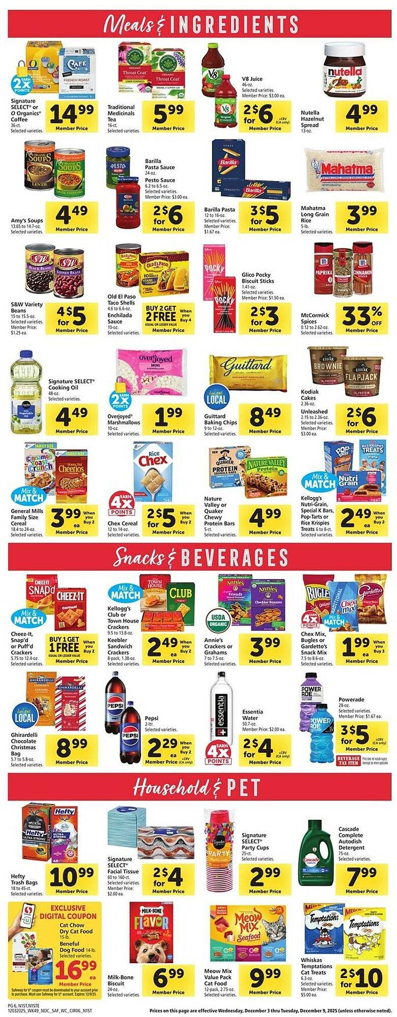 Safeway weekly ad