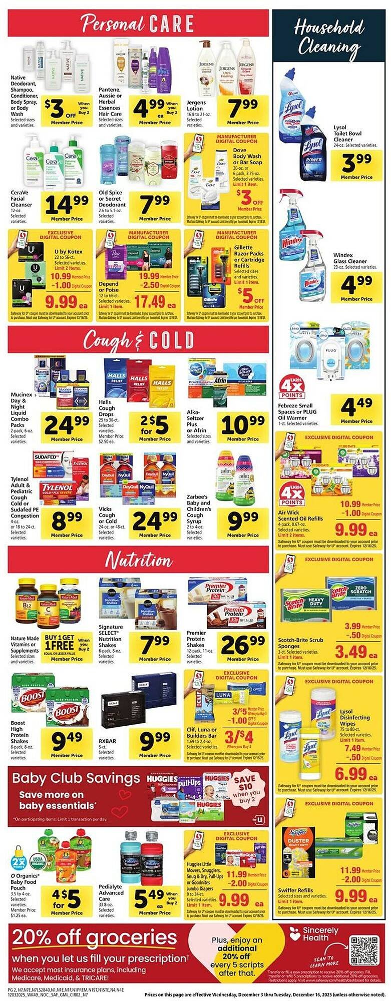 Safeway weekly ad