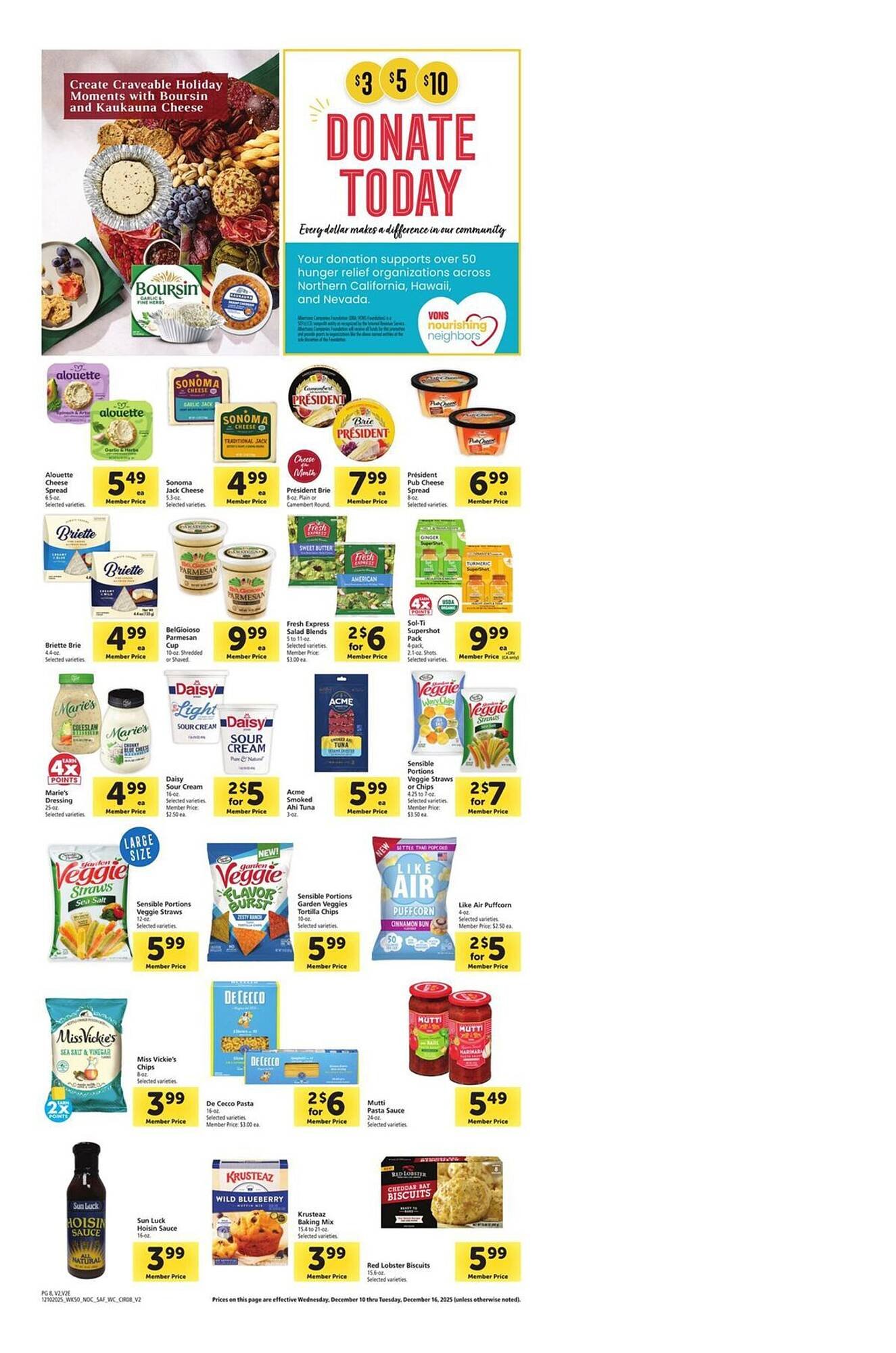 Vons weekly ad