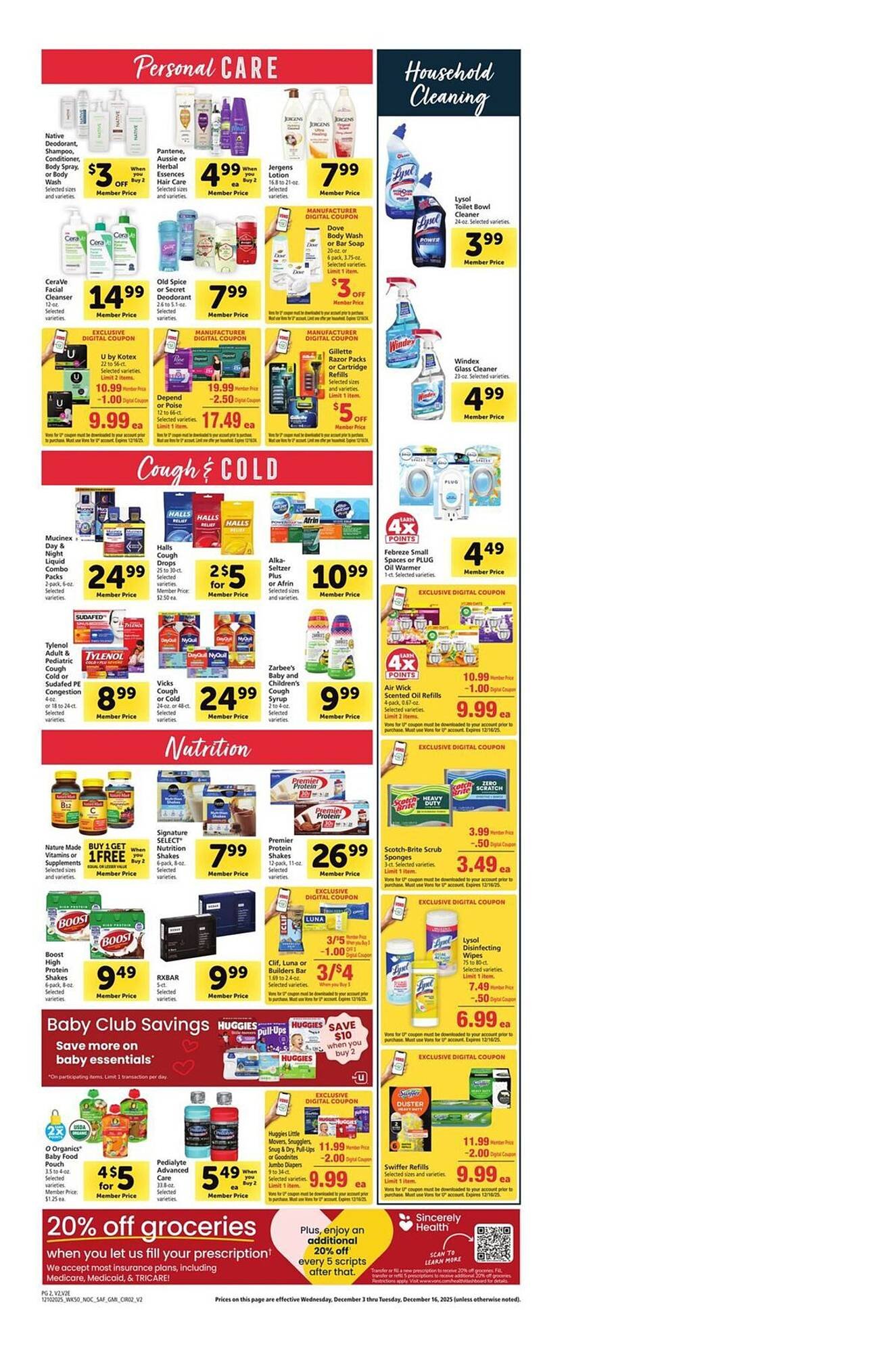 Vons weekly ad