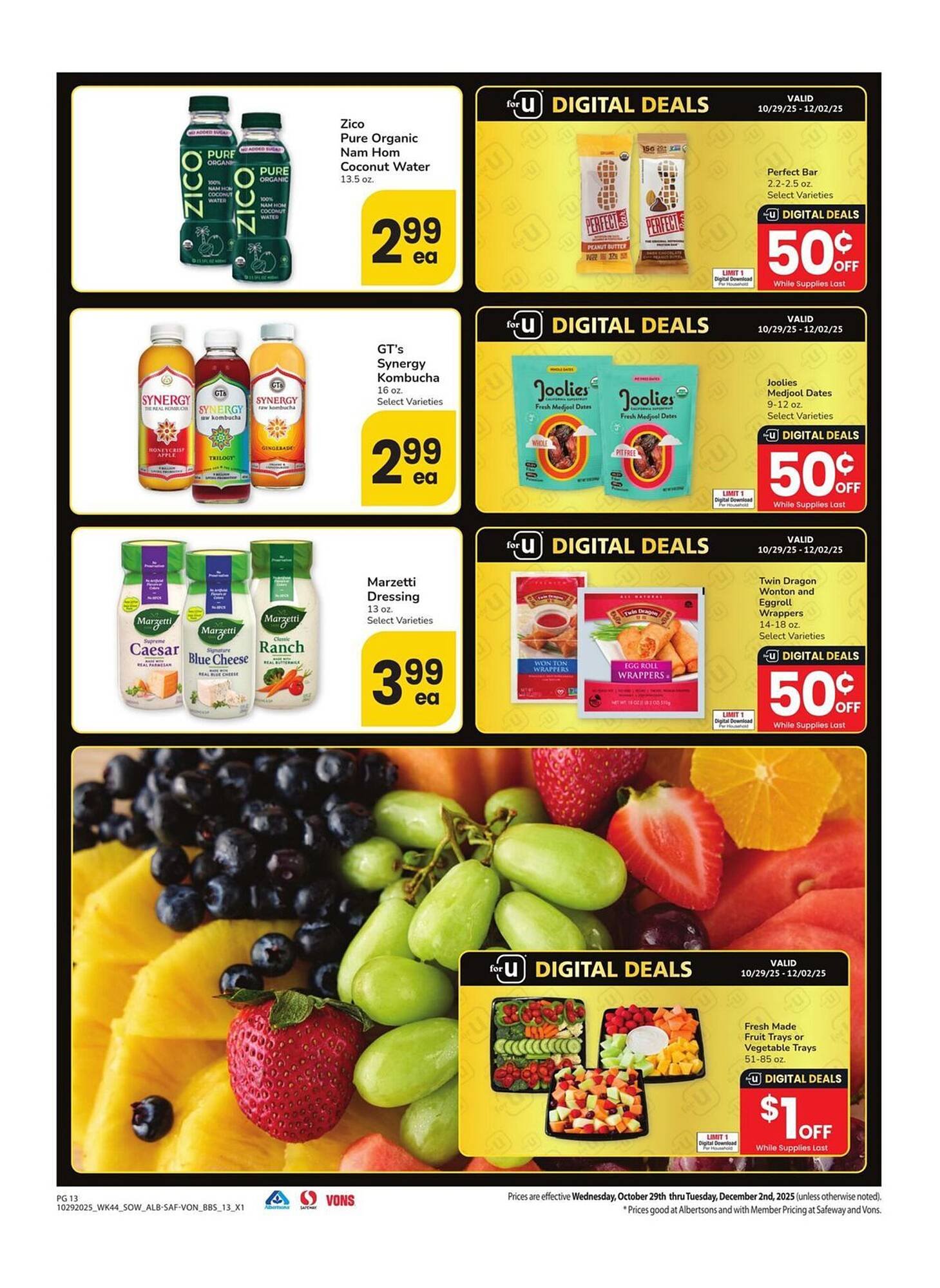 Albertsons weekly ad (2025-10-29 - 2025-12-02) | 13