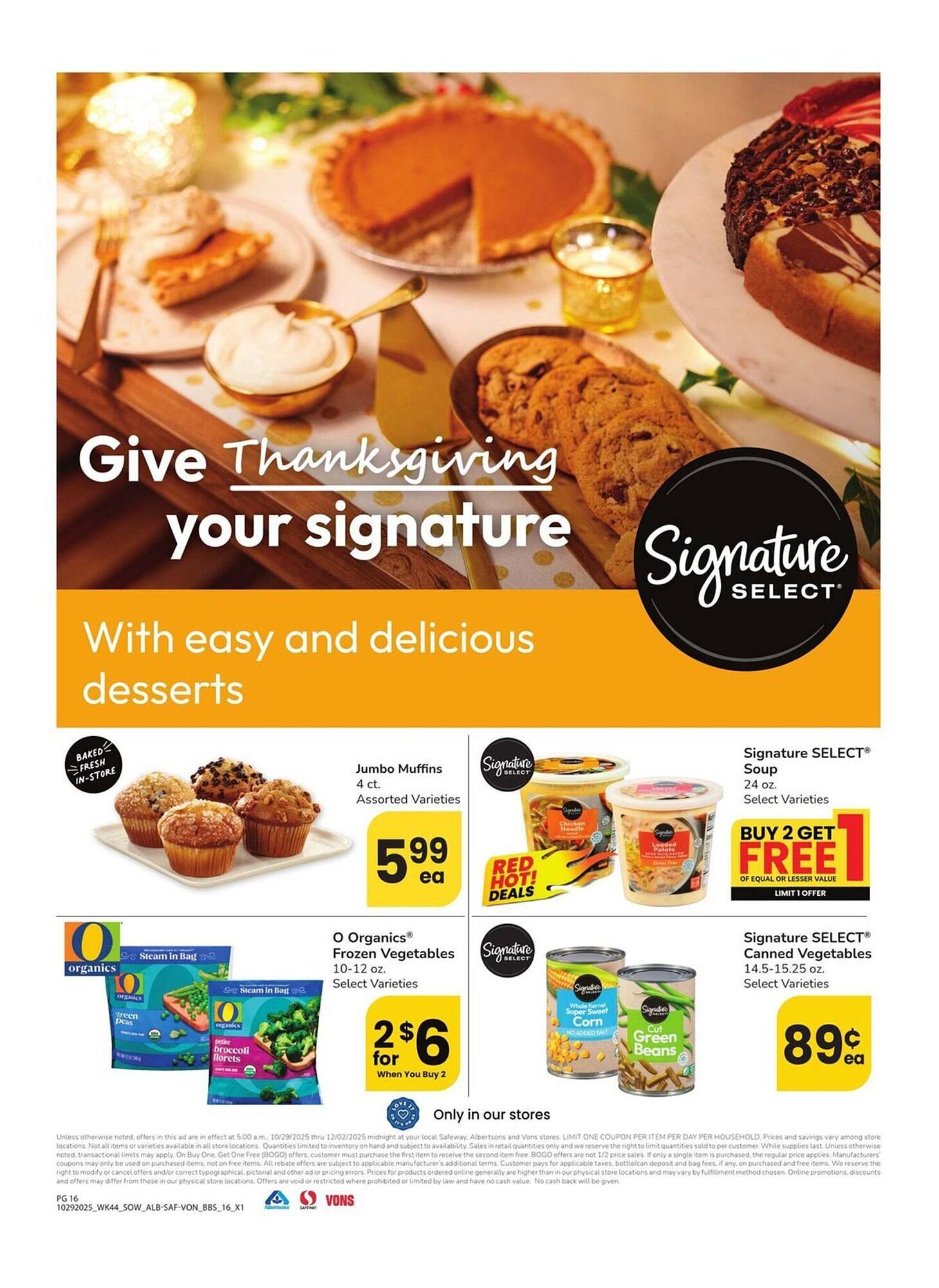 Albertsons weekly ad (2025-10-29 - 2025-12-02) | 16