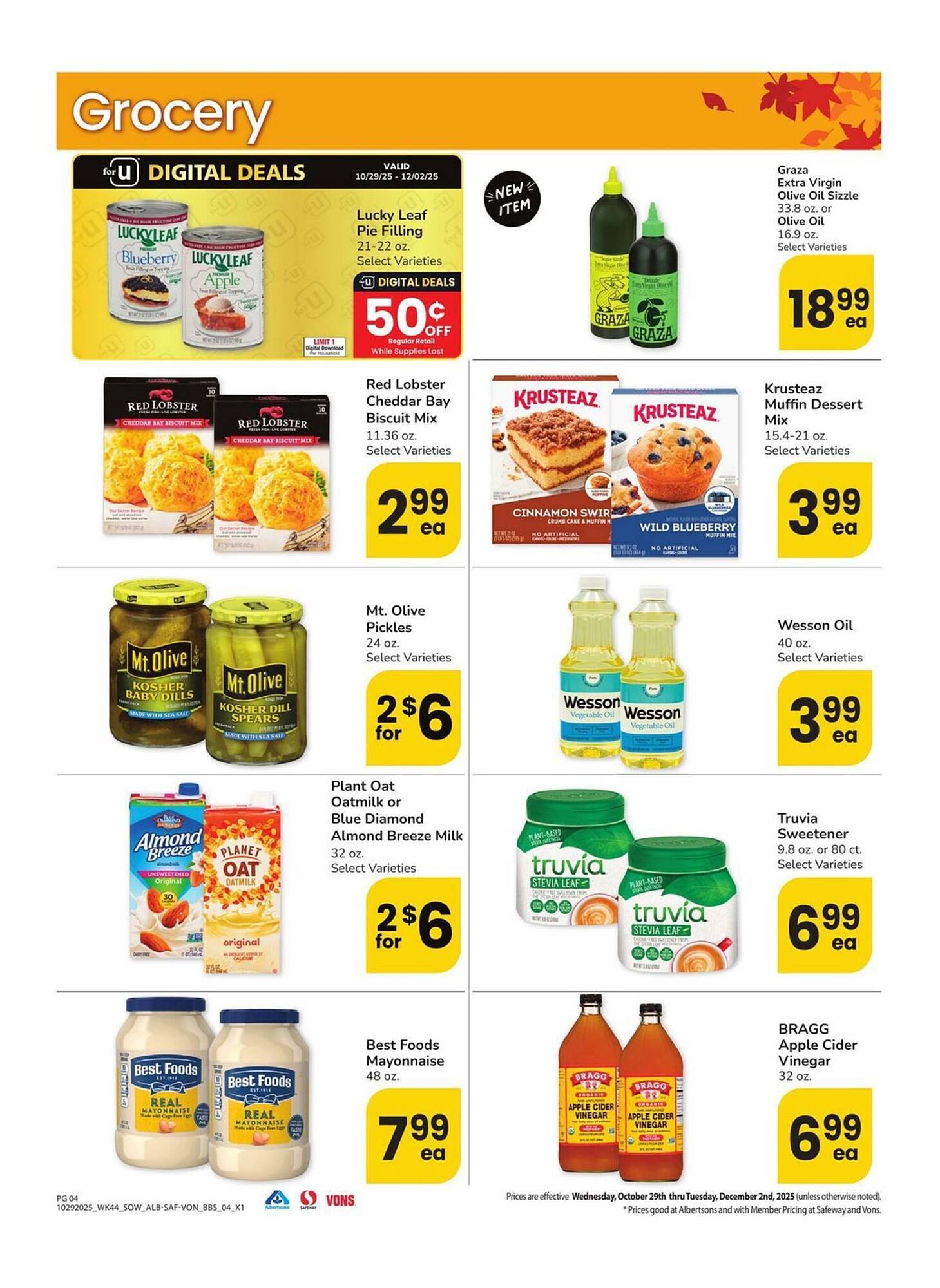 Albertsons weekly ad (2025-10-29 - 2025-12-02) | 4