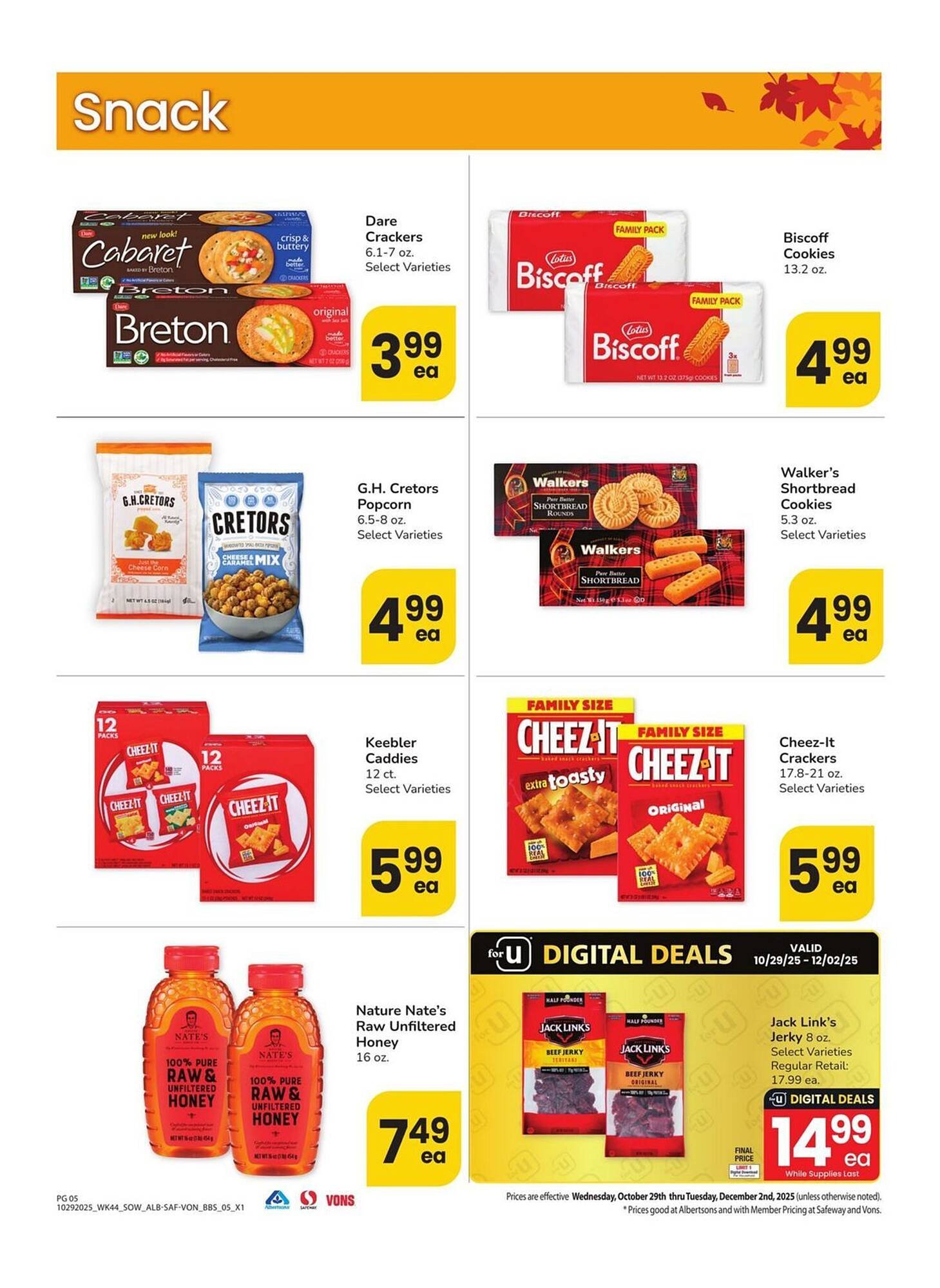 Albertsons weekly ad (2025-10-29 - 2025-12-02) | 5
