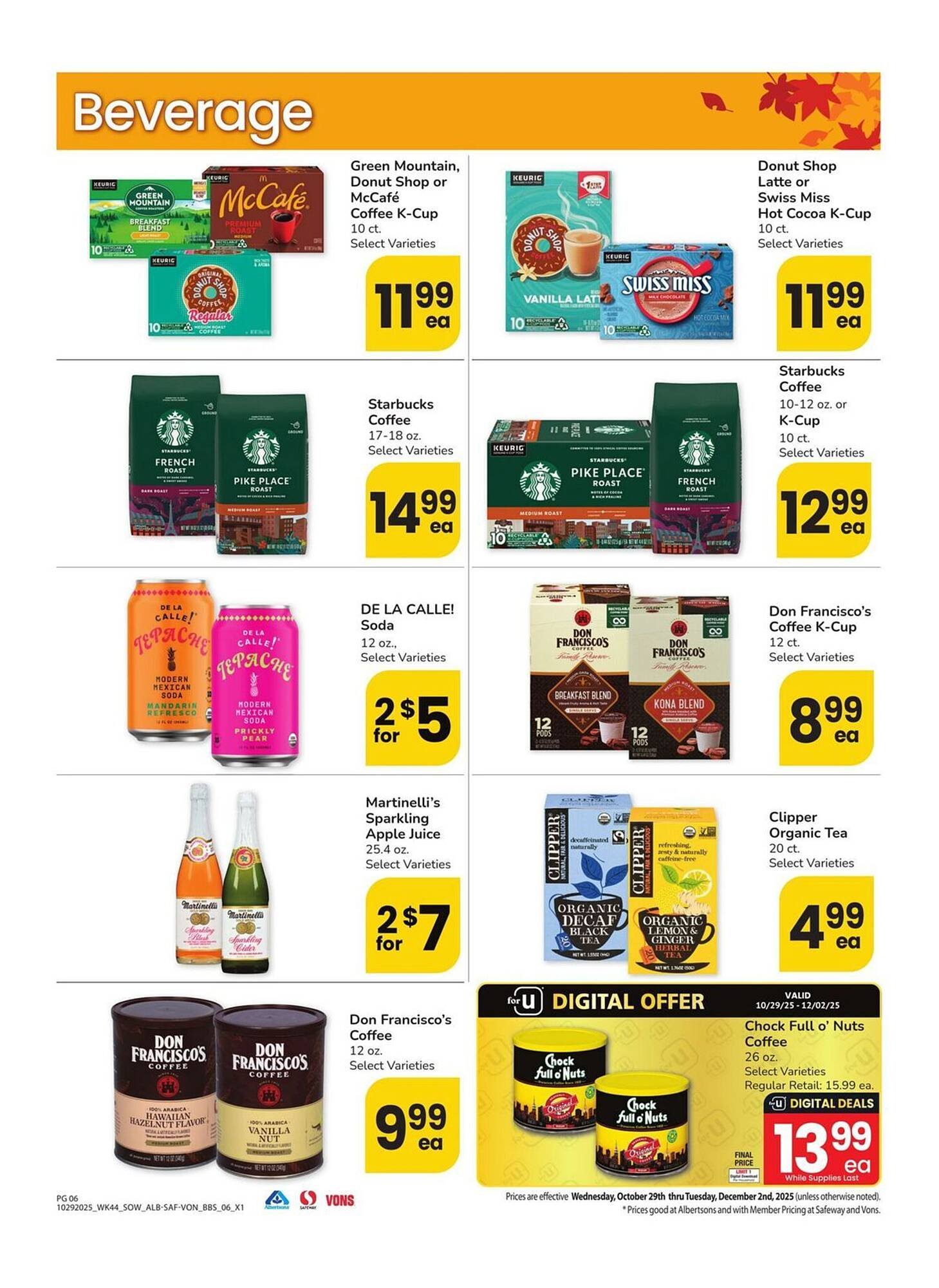 Albertsons weekly ad (2025-10-29 - 2025-12-02) | 6