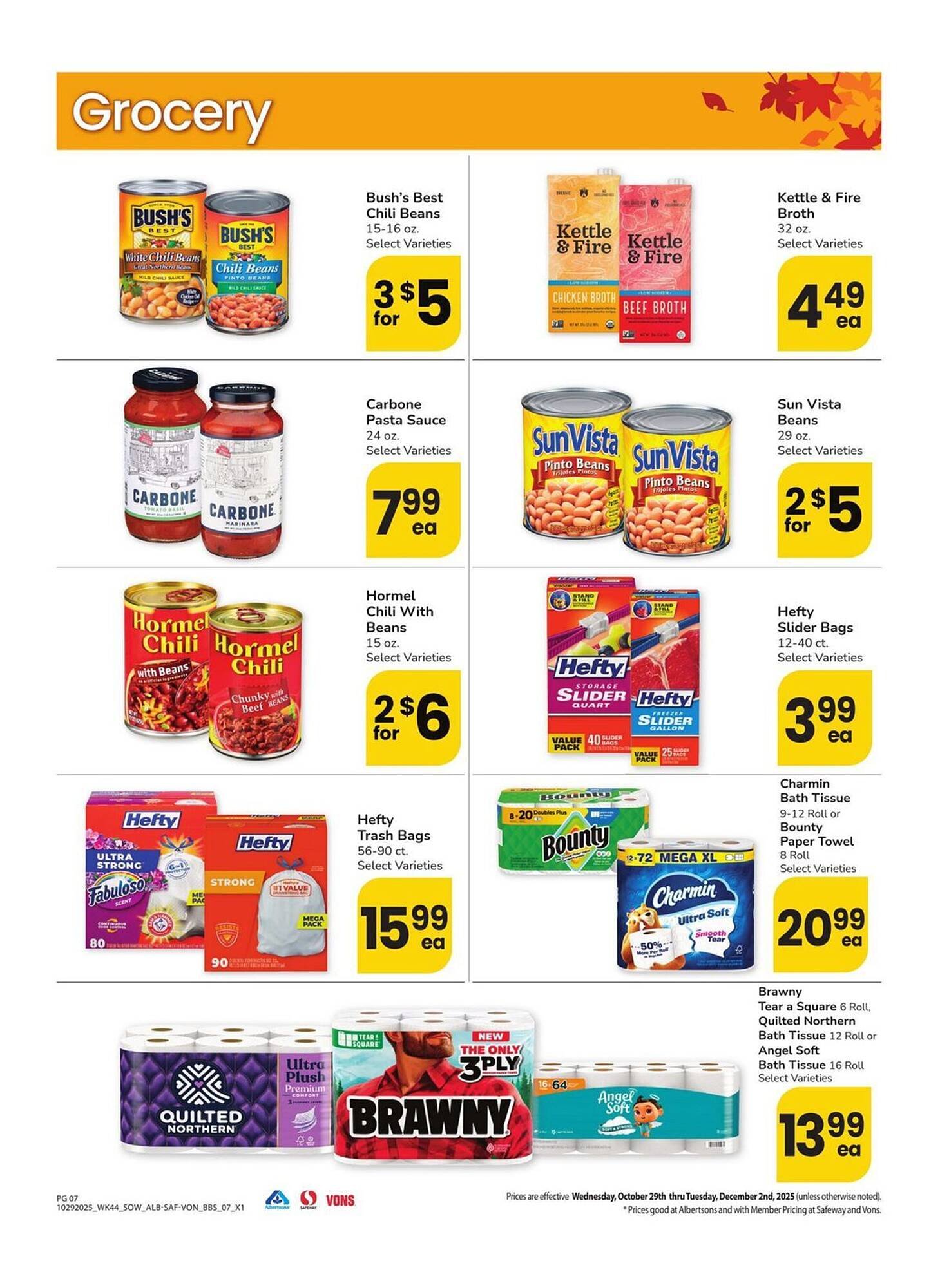 Albertsons weekly ad (2025-10-29 - 2025-12-02) | 7