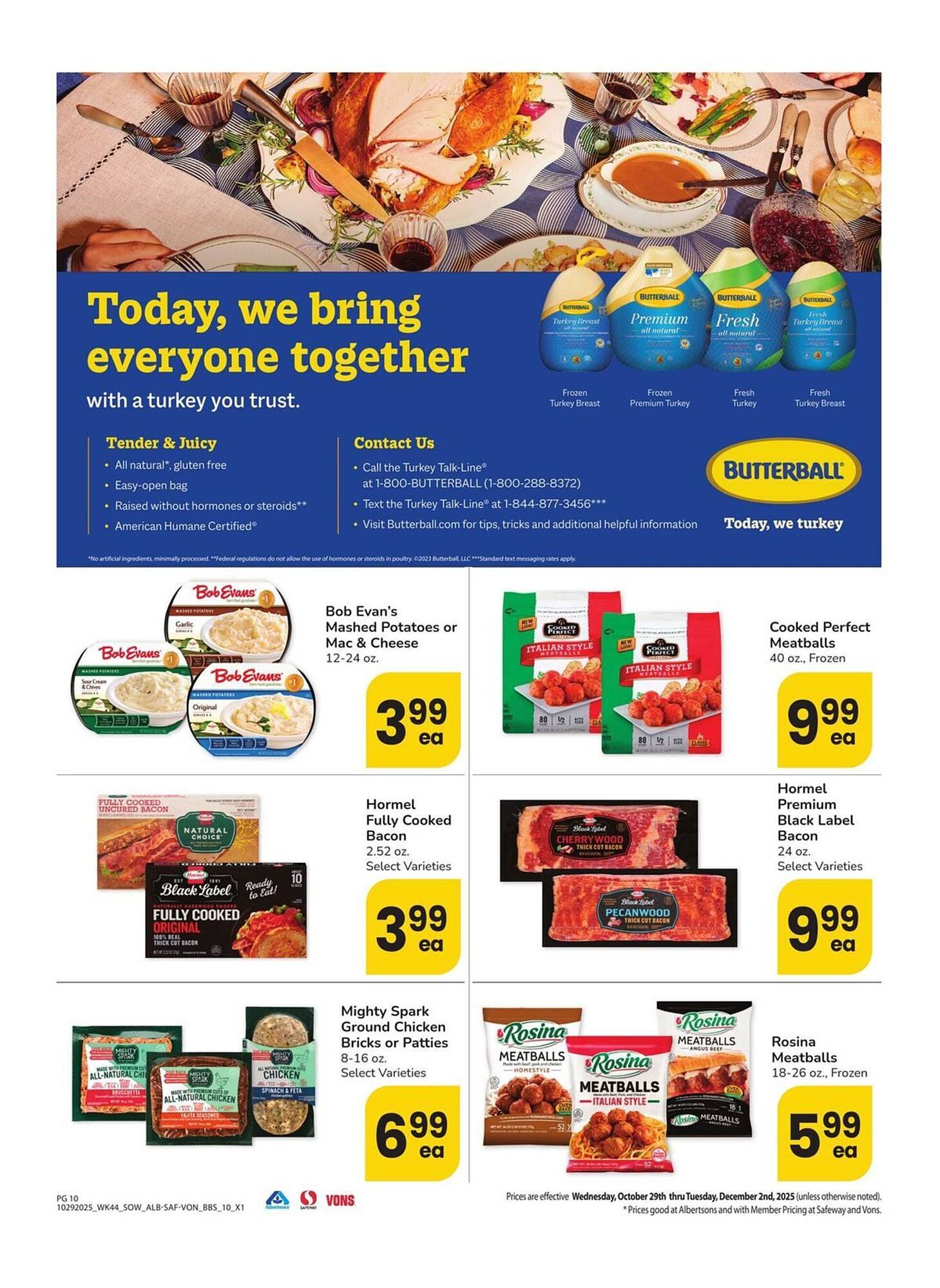 Albertsons weekly ad (2025-10-29 - 2025-12-02) | 10