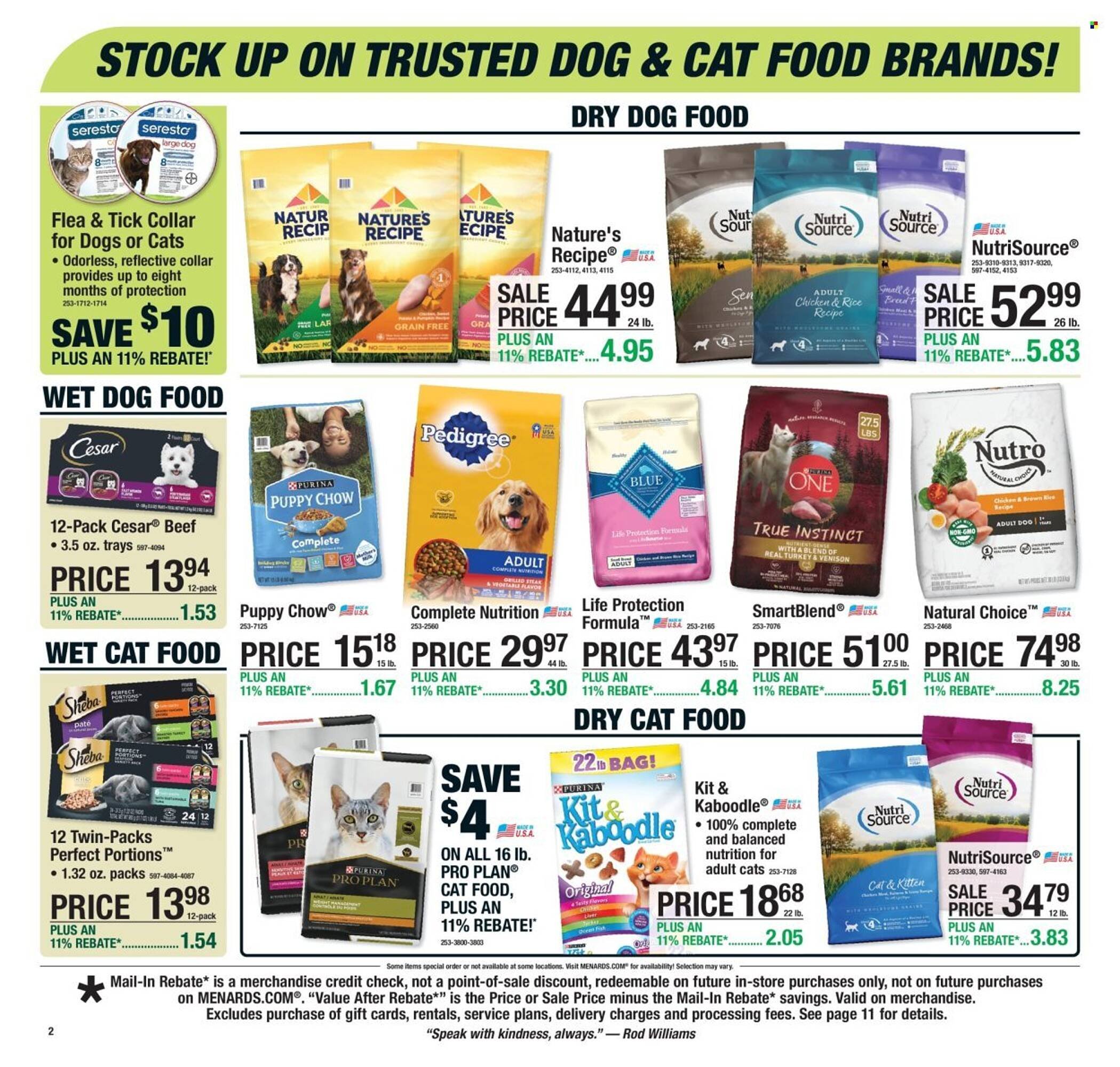 Menards weekly ad