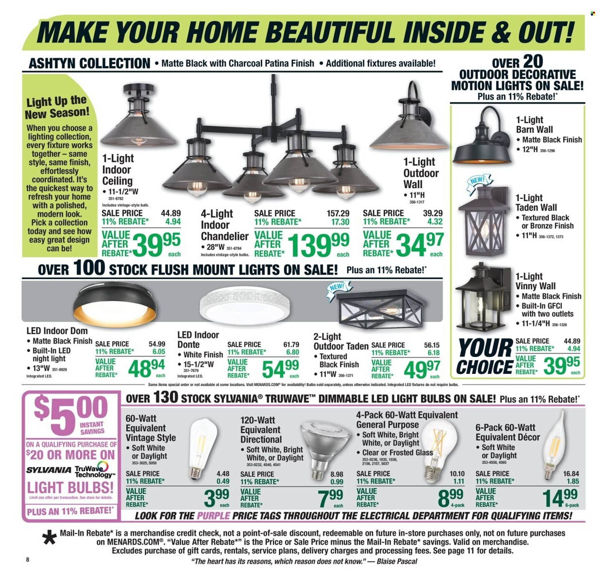 Menards weekly ad
