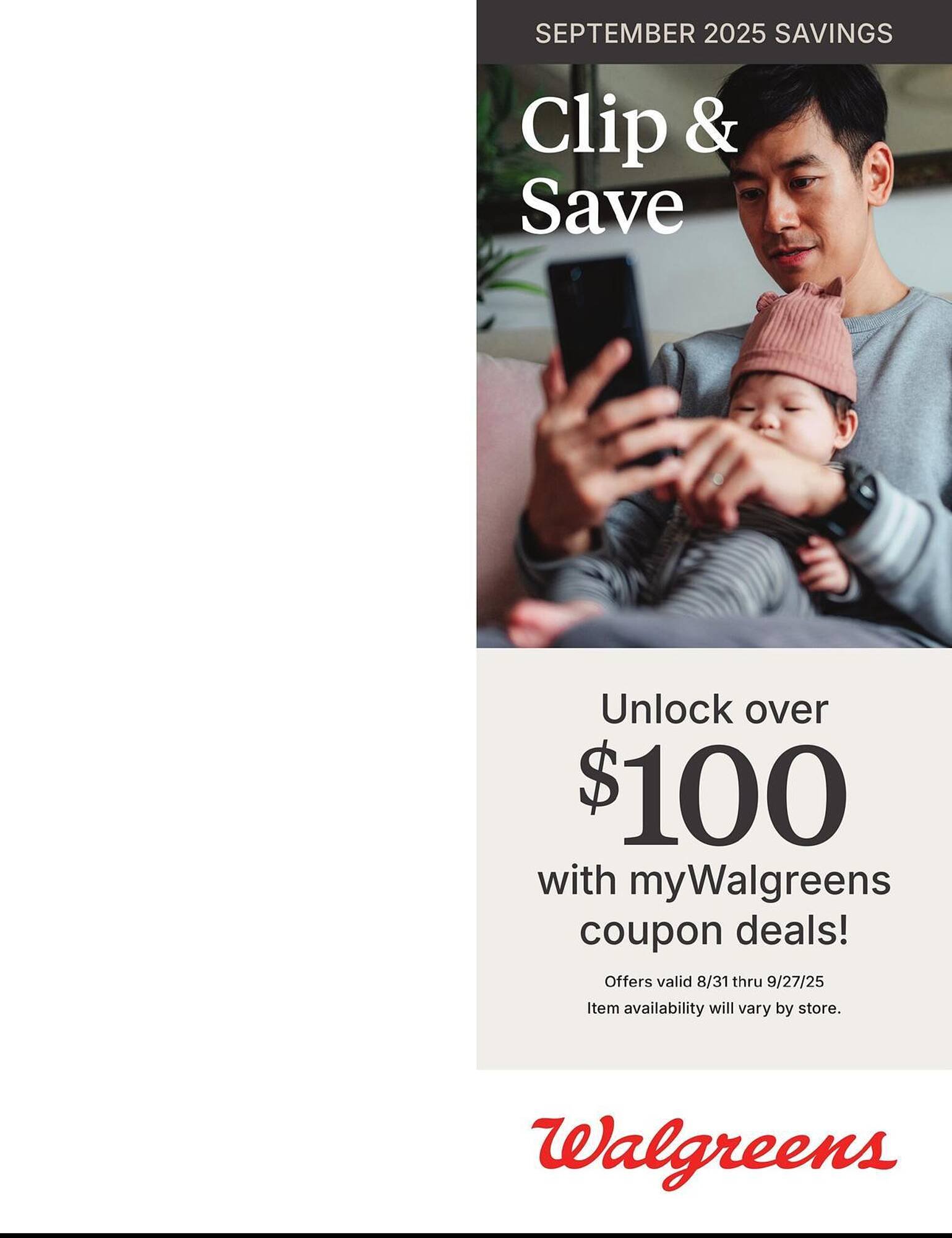 Walgreens weekly ad (2025-08-31 - 2025-09-27) | 1