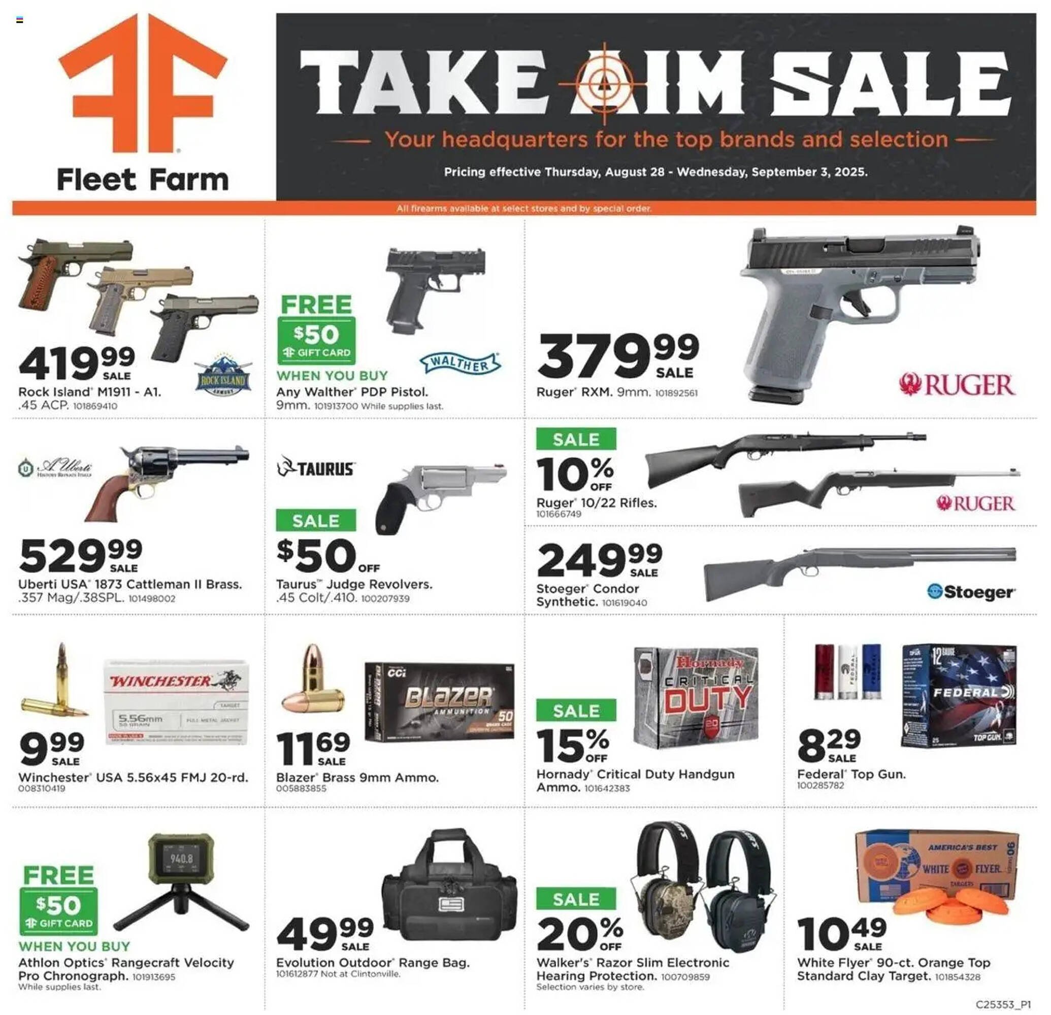 Mills Fleet Farm Weekly Ad (2025-08-28 - 2025-09-03) | 1