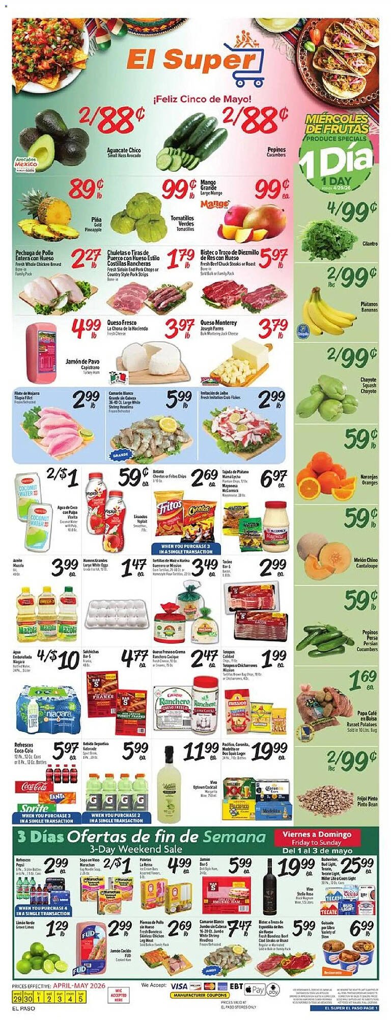 El Super weekly ad