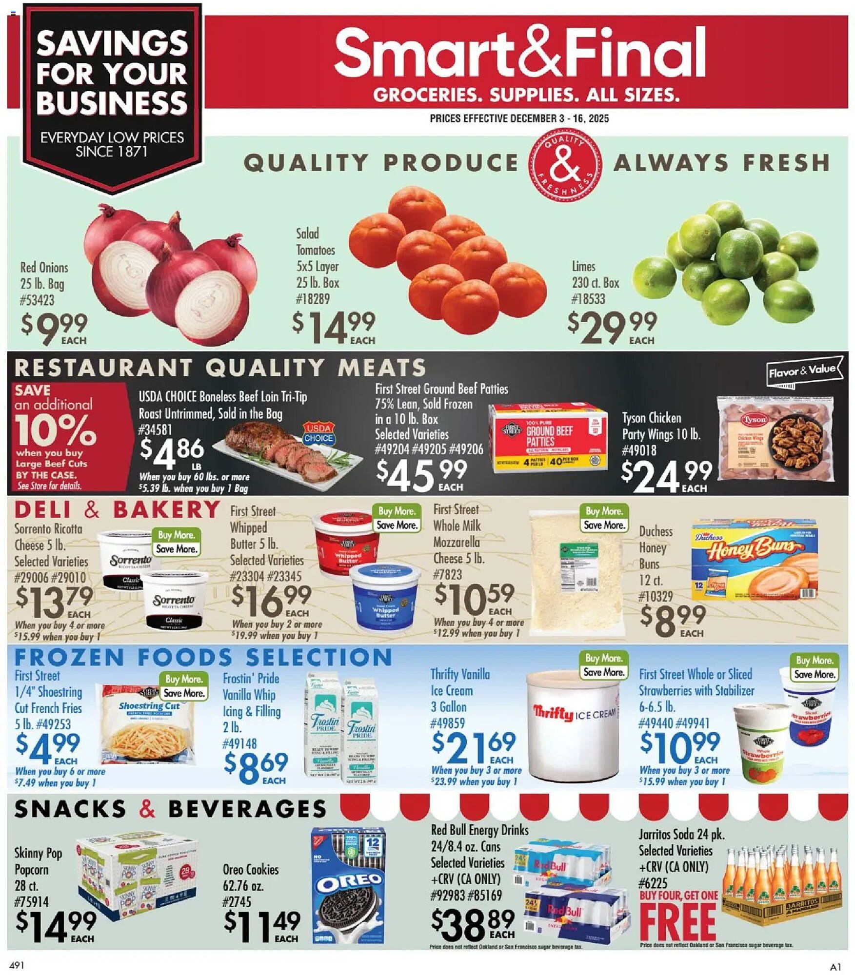 Smart &amp; Final weekly ad