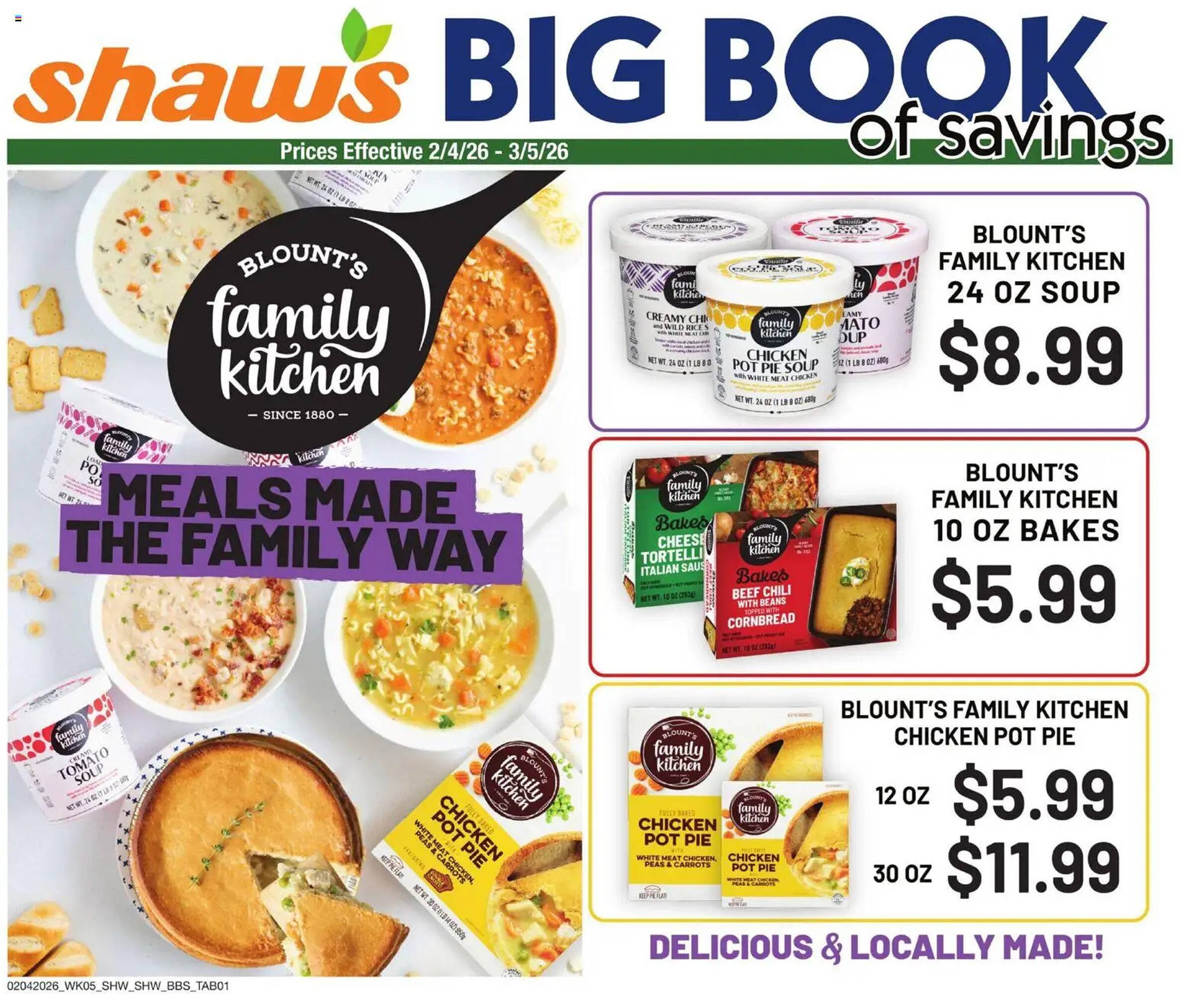 Shaw's flyer