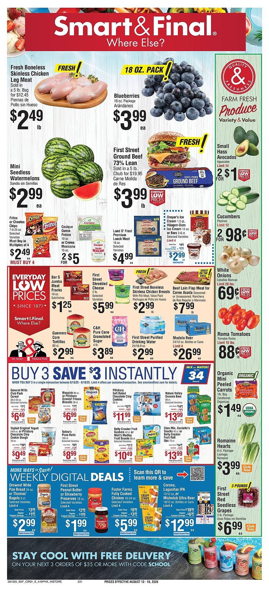 Smart &amp; Final Weekly Ad (2025-08-13 - 2025-08-19) | 1