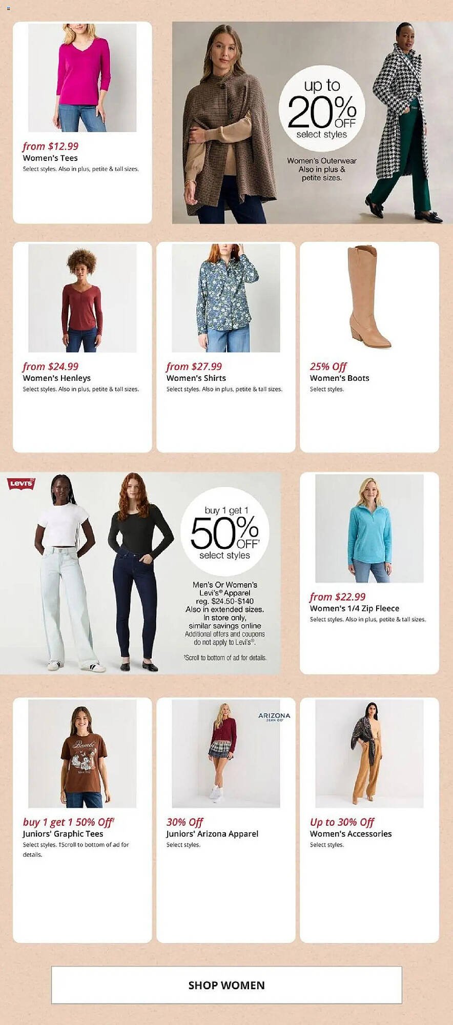 JC Penney weekly ad (2025-10-20 - 2025-10-26) | 2