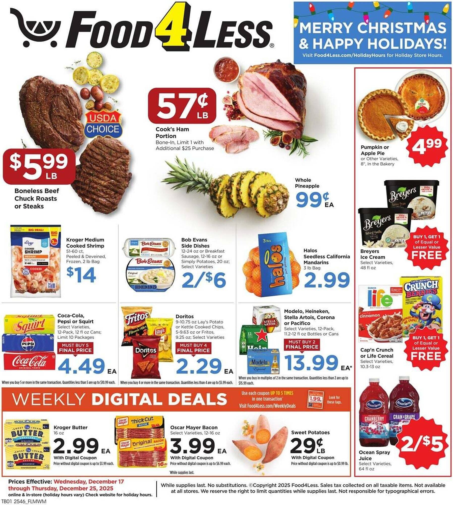 Food 4 Less weekly ad